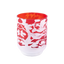 Global Views. Emma's Bird Handmade Glass Vase in Red. Medium Size