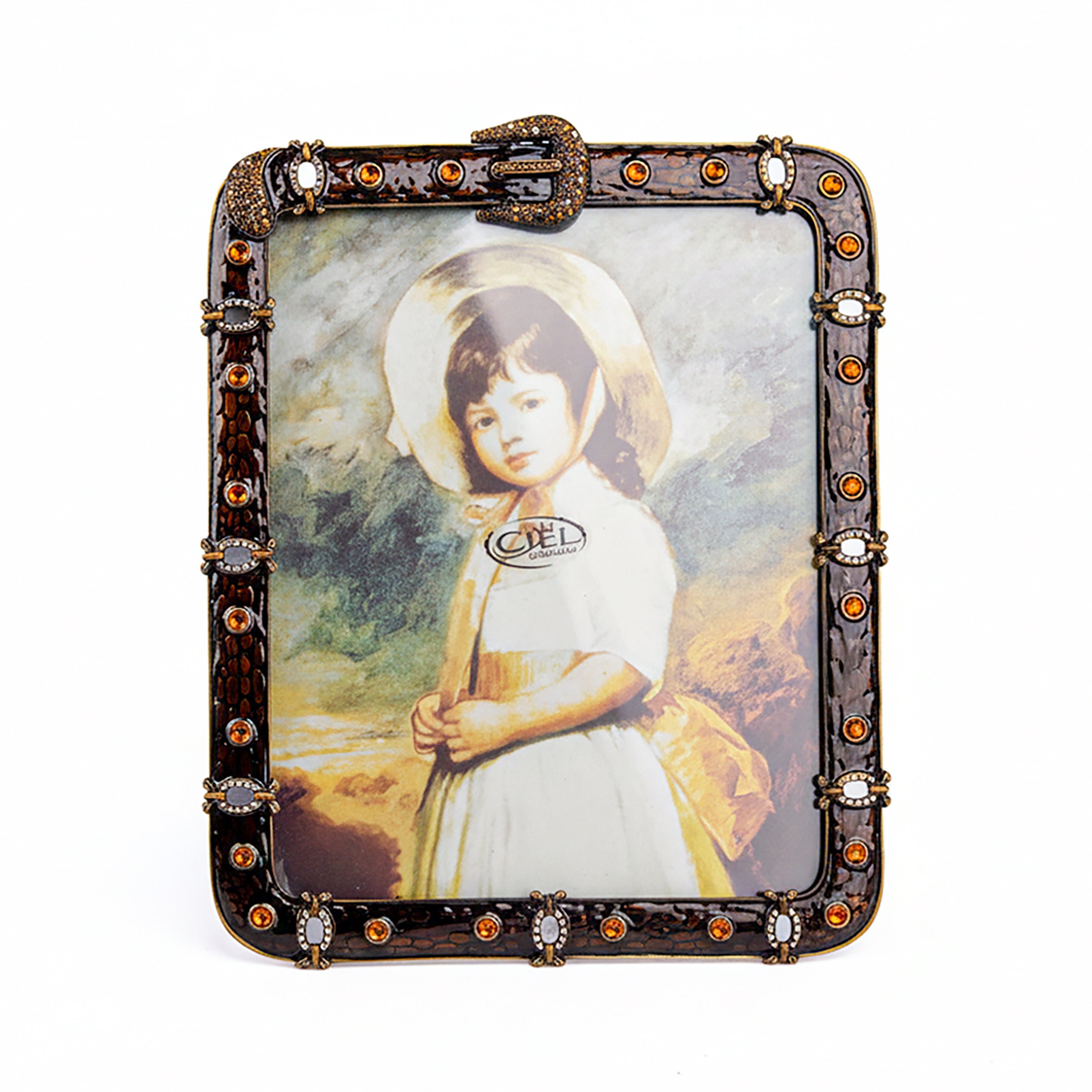 Jay Jayson's. Belt & Buckle Picture Frame. Medium Size