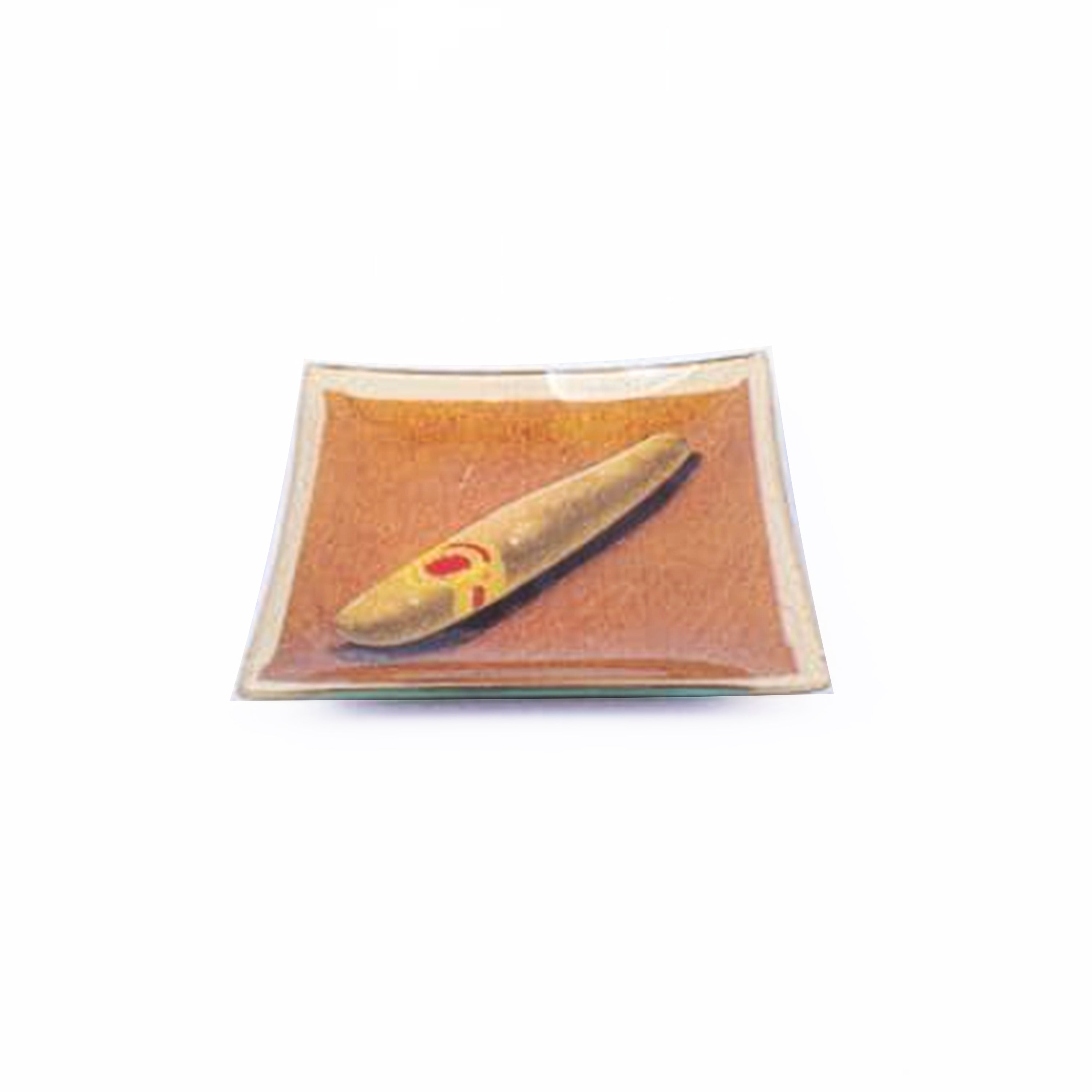 John Derian. Wall Decorative Plate Designed with Cigar