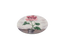 John Derian. Wall Decorative Plate with Mauve Geraniums Illustration