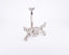 Liards. Silver Extendable Easel. Large Size