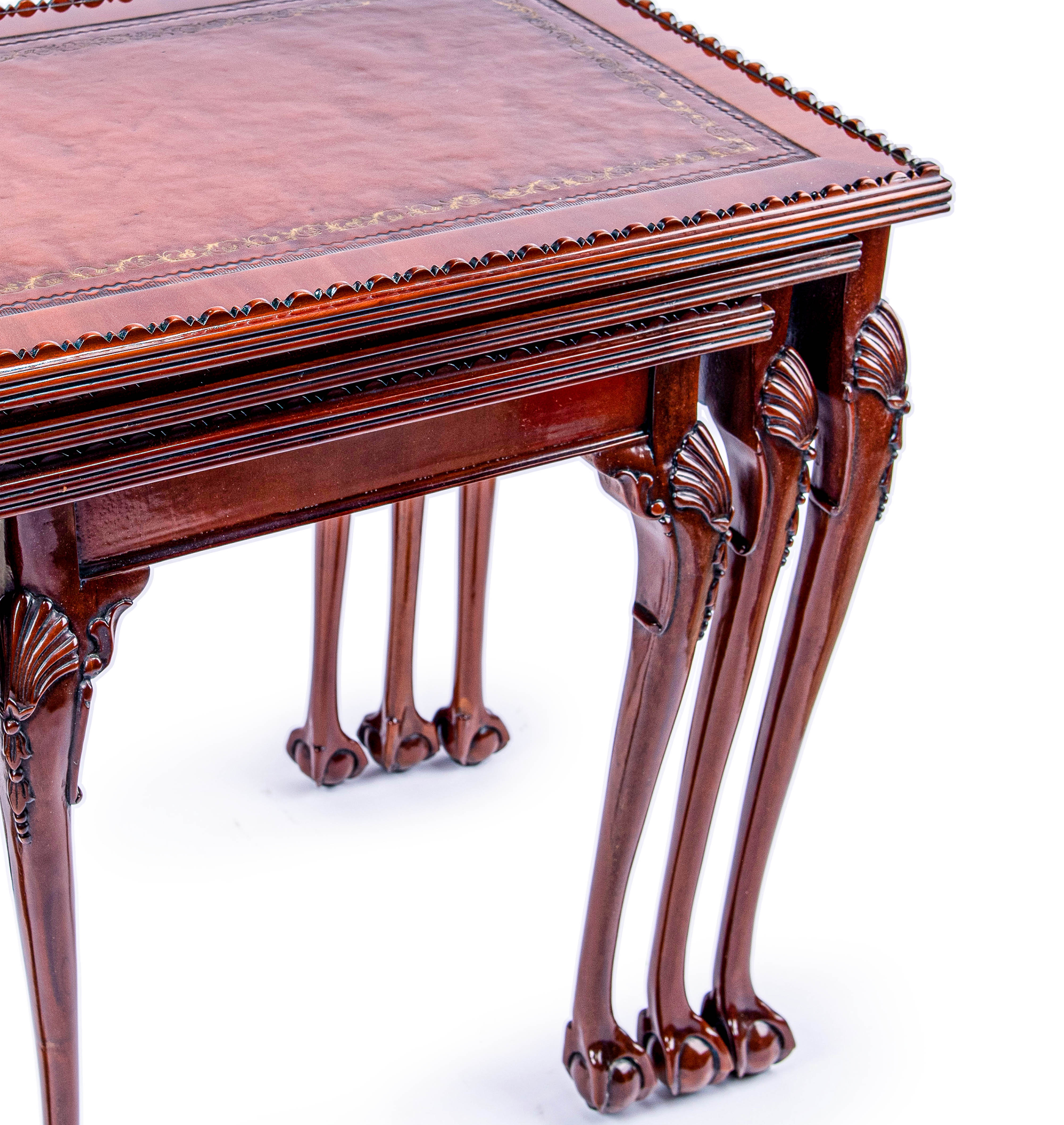 Jansen Furniture. Set of 3 Rectangular Nesting Tables