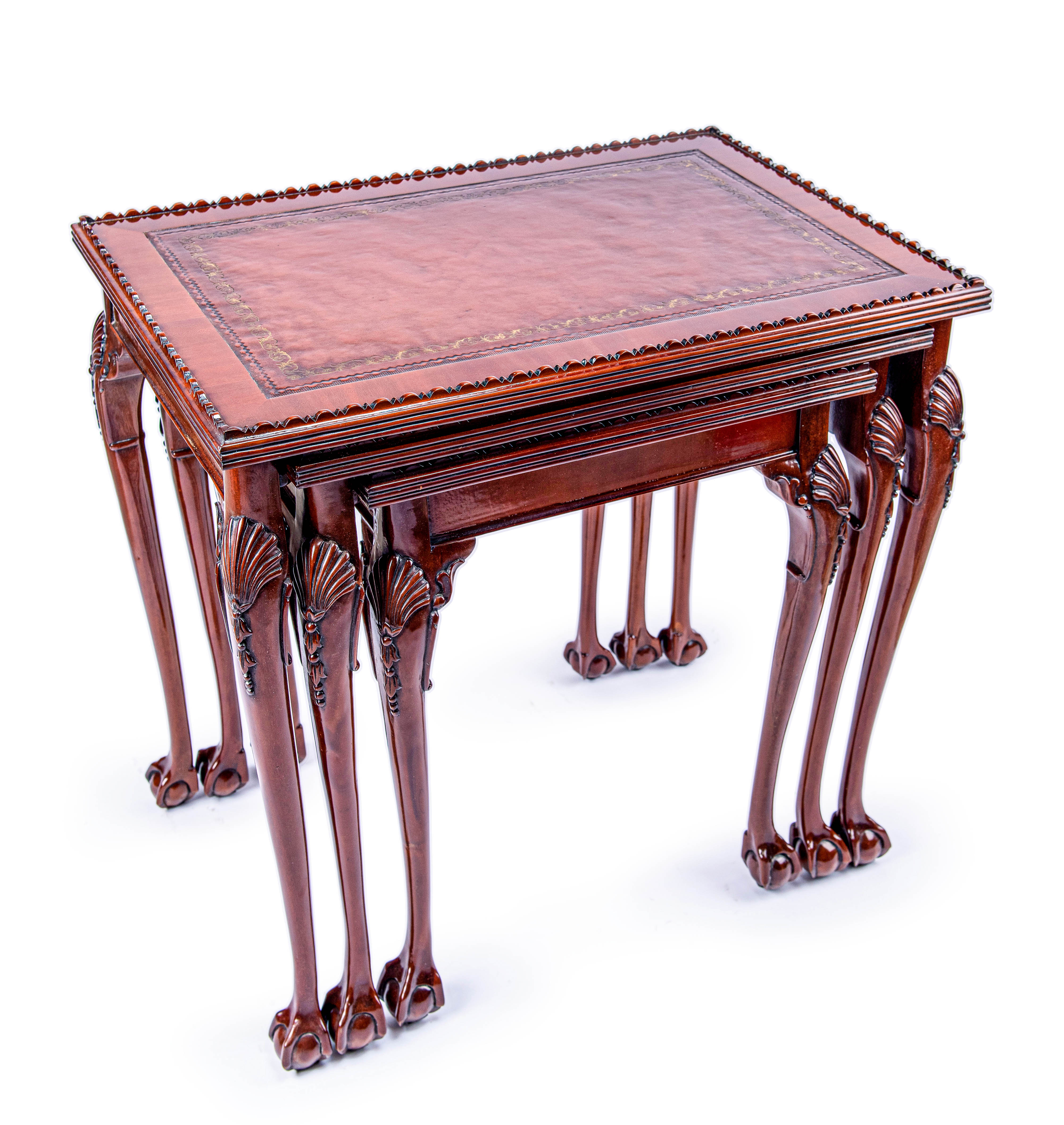 Jansen Furniture. Set of 3 Rectangular Nesting Tables