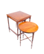 Jansen Furniture. Set of 3 Nesting tables From Italian Fine Wood. Large Size