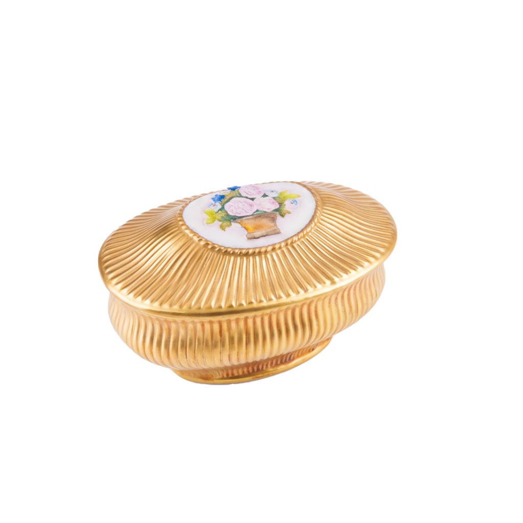 Villari. Caravaggio Hand Painted Porcelain Souvenir Box