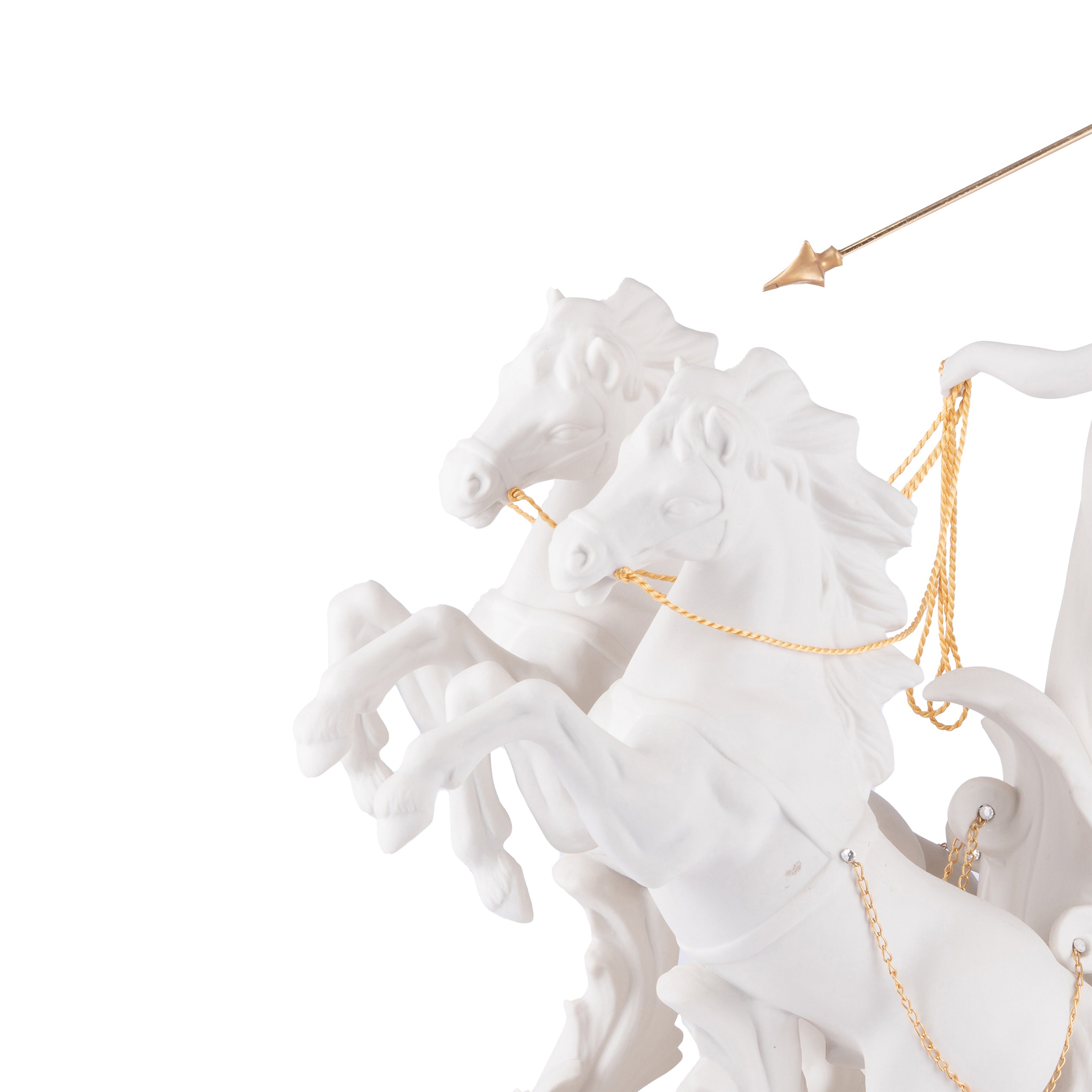 Villari. Greek Lady "Diana The Huntress" Porcelain Sculpture. Large Size