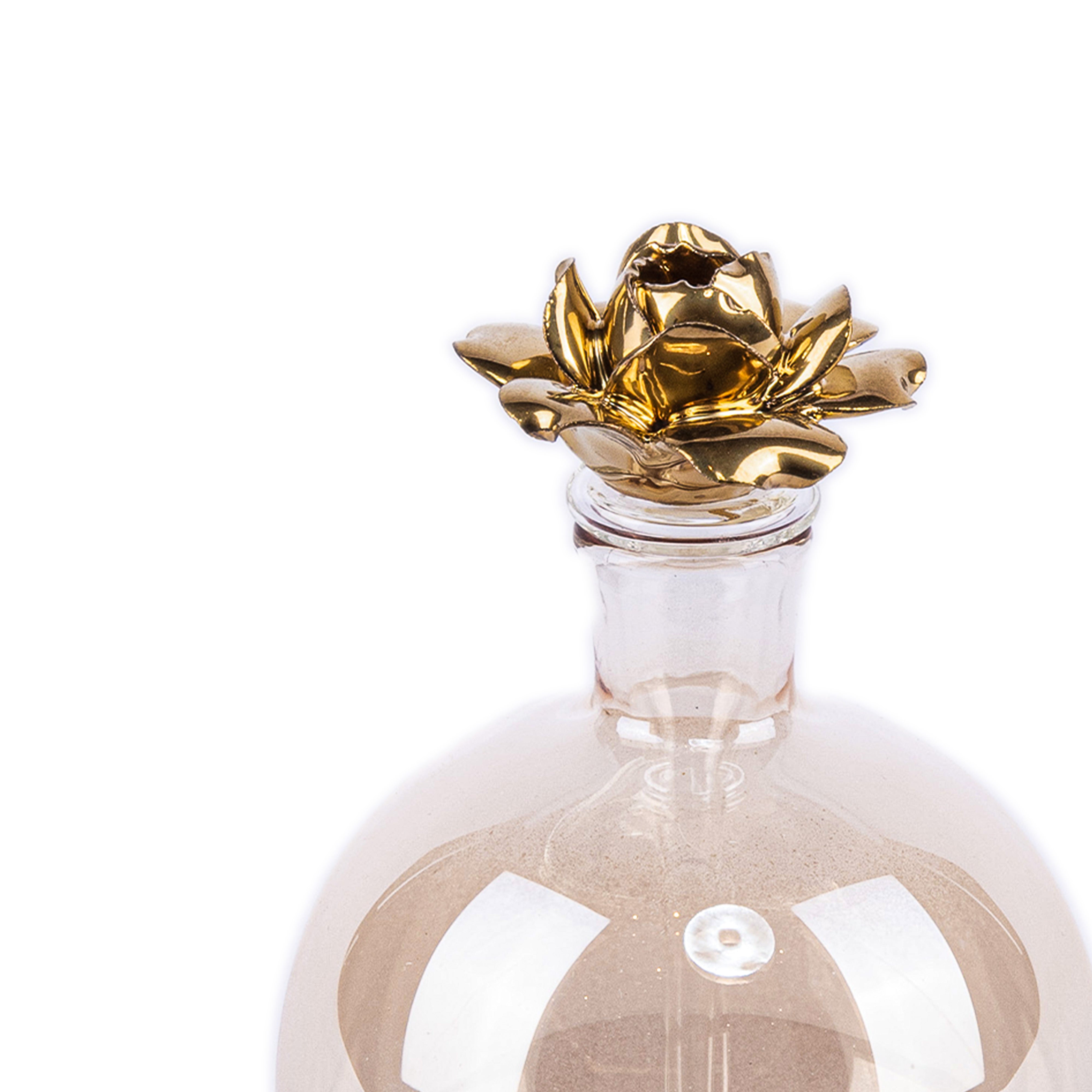 Villari. Gold Glass Perfume Bottle. 300 ML
