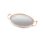 Villari. Imperial Tray Coated with Gold. Large Size