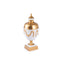 Villari. Dome Potiche Large Vase with Festoons