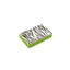 Aloise / Toss Design. Zebra Domino Set Studded with Swarovski. Medium Size