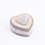 B.B Simon. Heart Shaped Box Studded with Crystals. Small Size