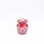 Godinger. Burgundy Crystal Sugar Bowl. Small Size