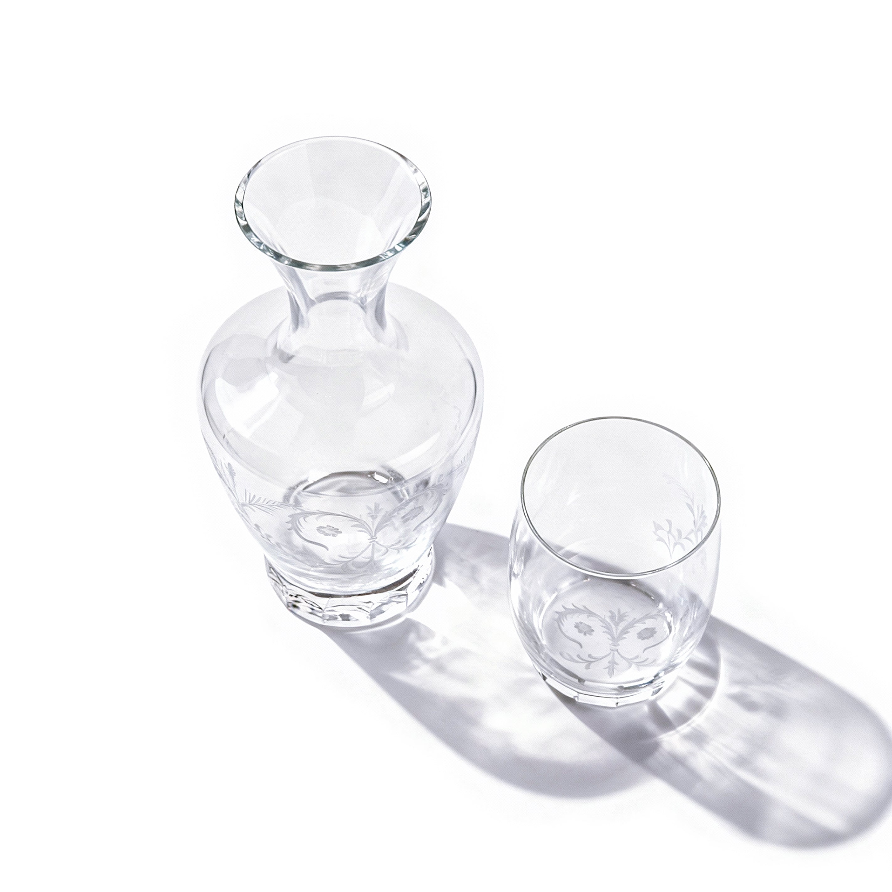 The Rosenthal. A set of Crystal Carafe & Tumbler. 600 ML