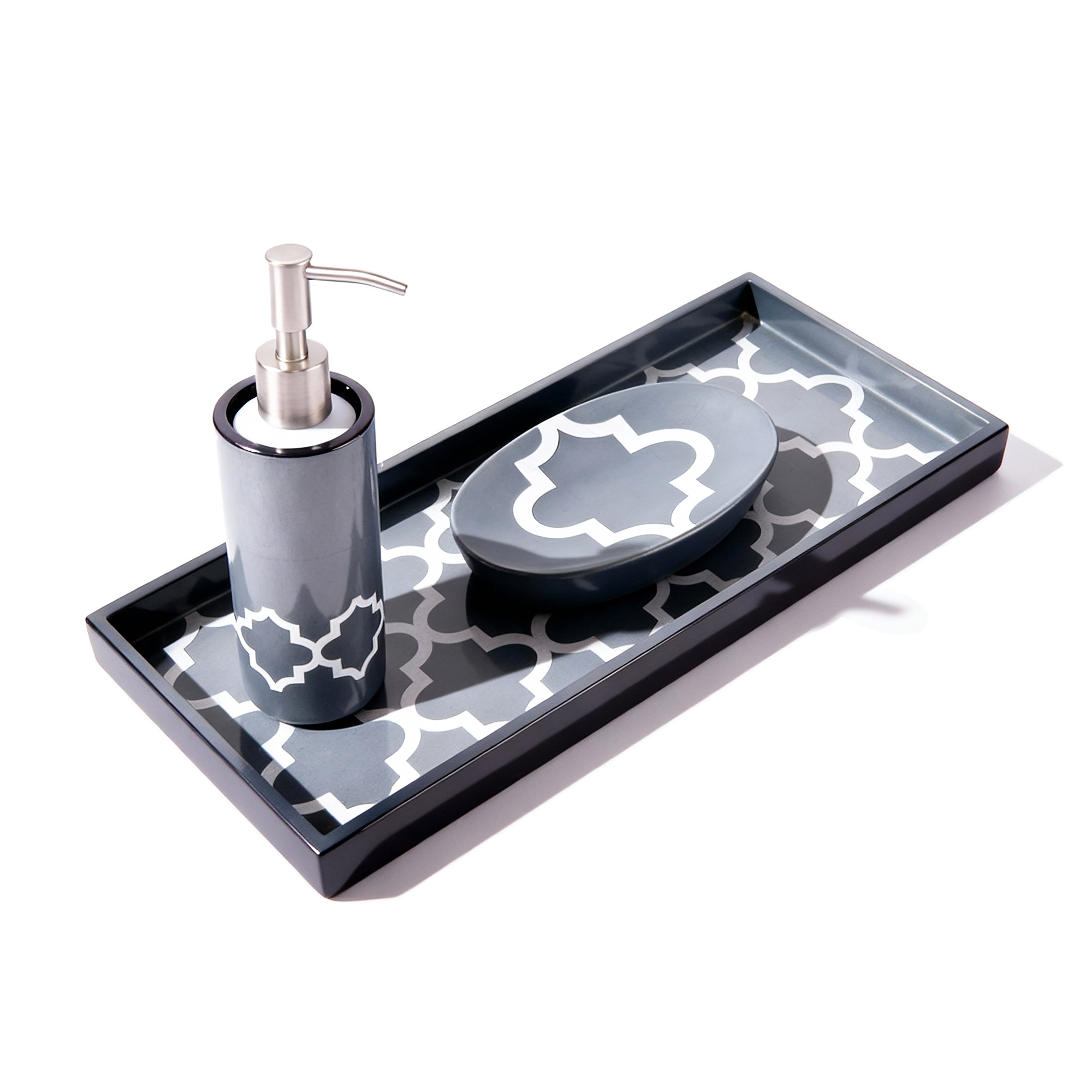 J. Fleet Designs. Poseidon Leather Bathroom Set.