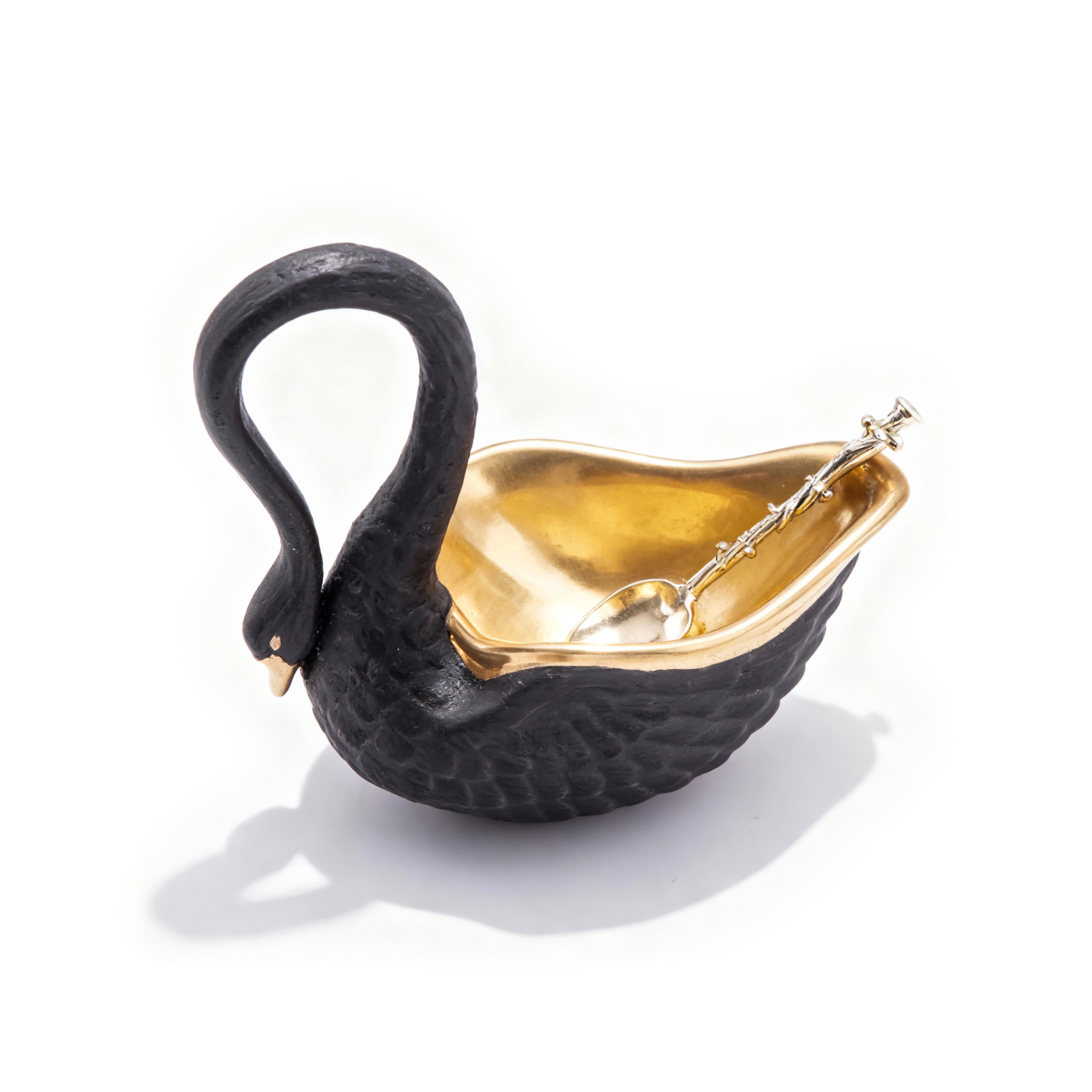L'Objet. Swan Salt Cellar