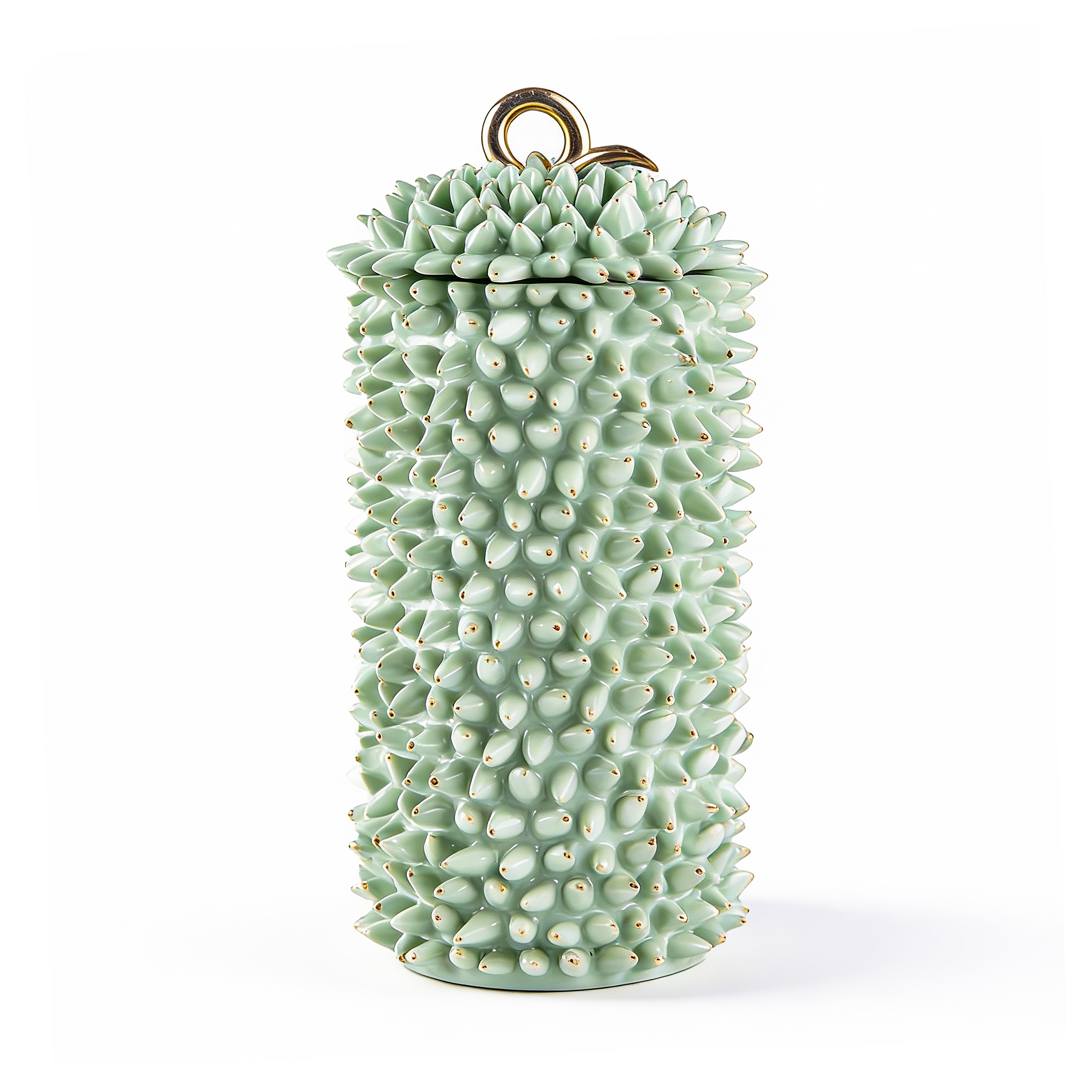 L'Objet. Tesoro Porcelain & Gilded Bonbonnière