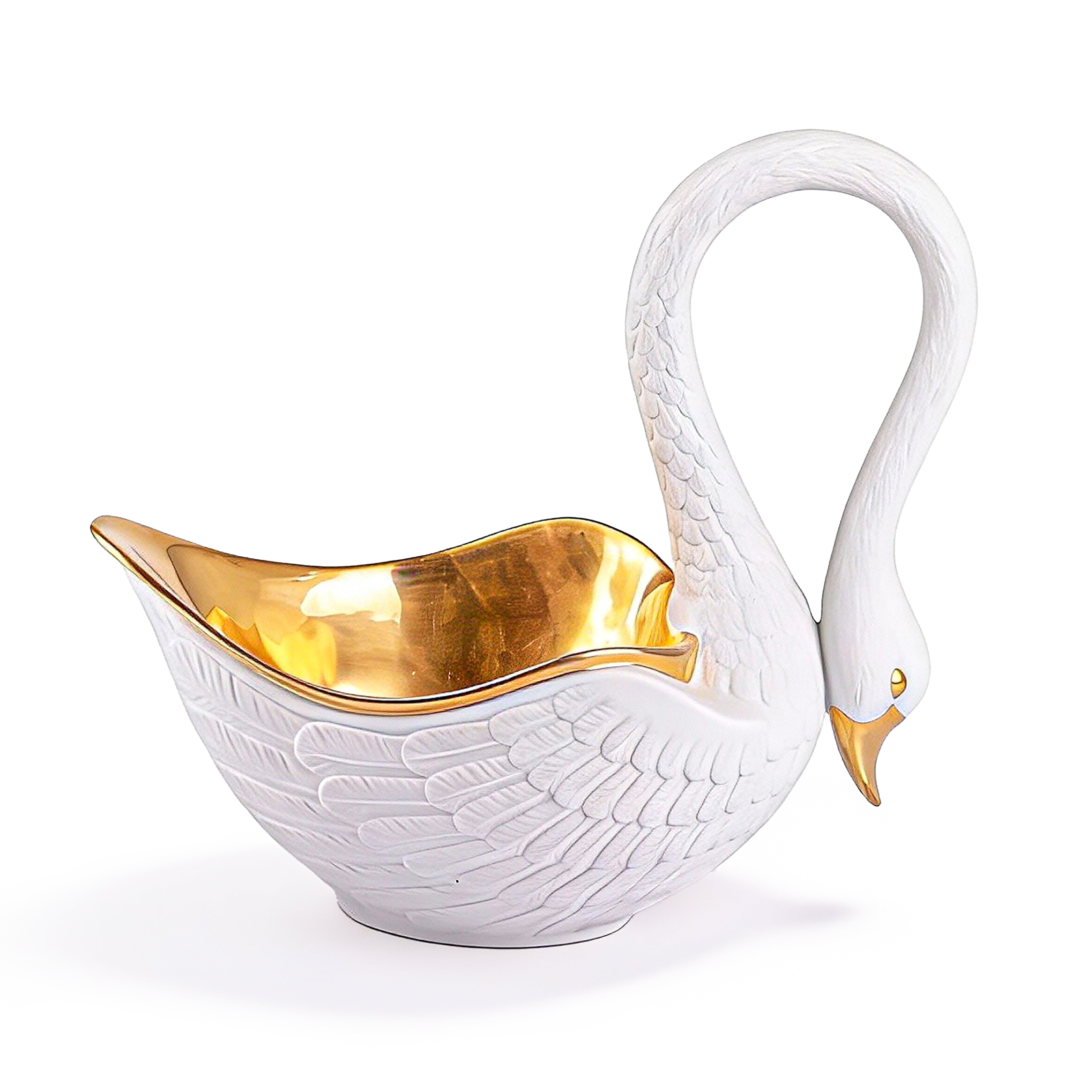 L'Objet. White Swan Centrepiece. Large