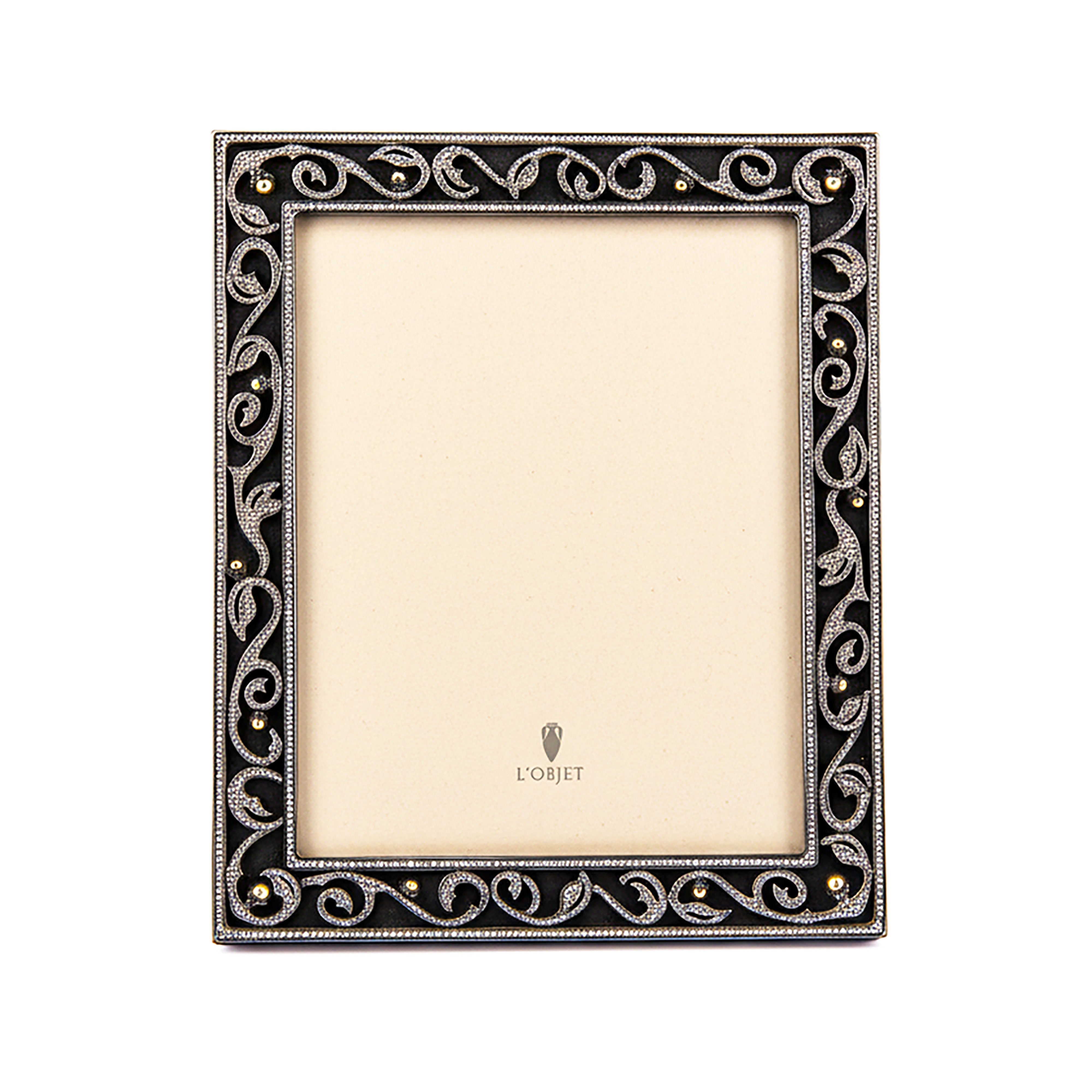 L'Objet. Cheryl Photo Frame Studded with Swarovski