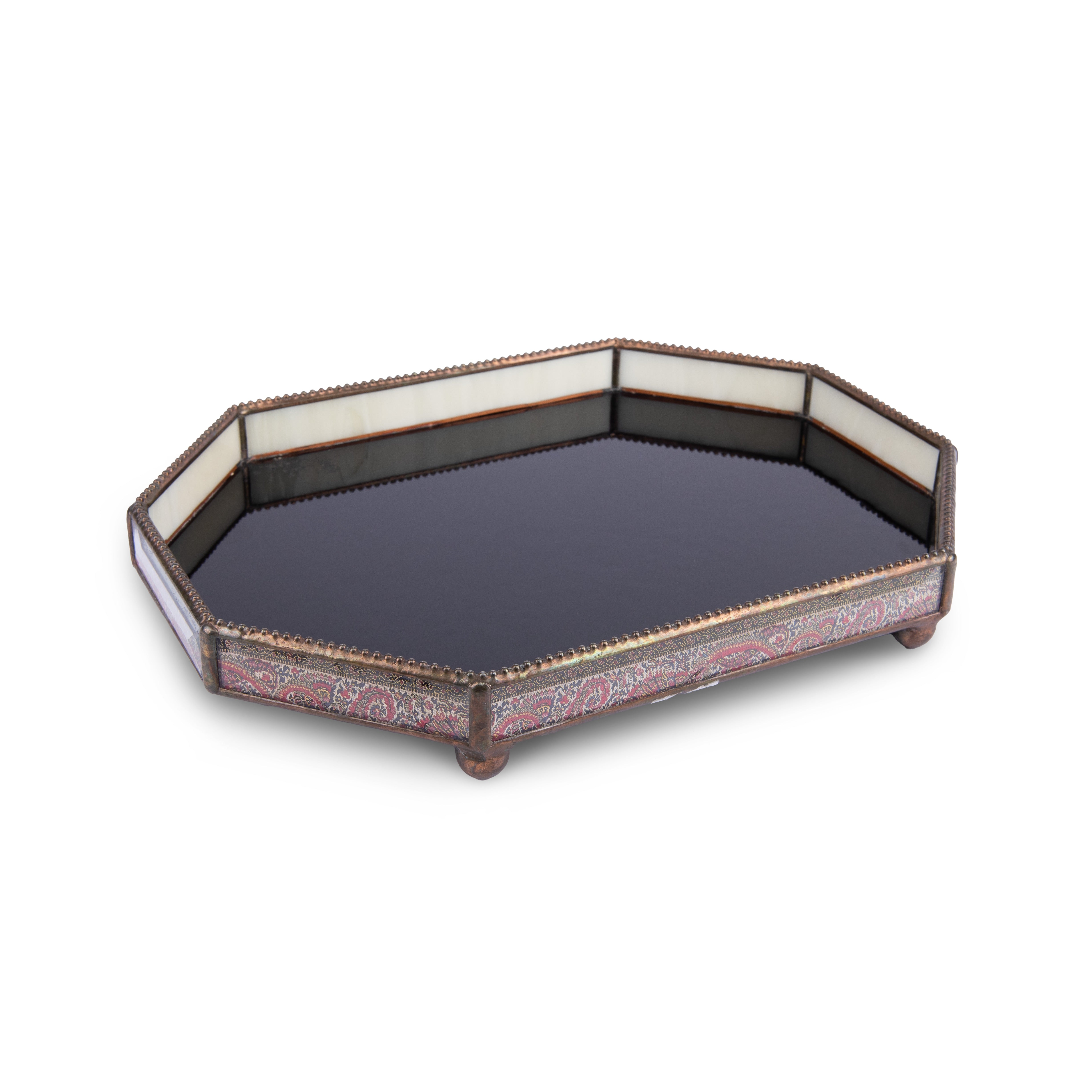 Willan F. Vintage Black Tray. Large Size