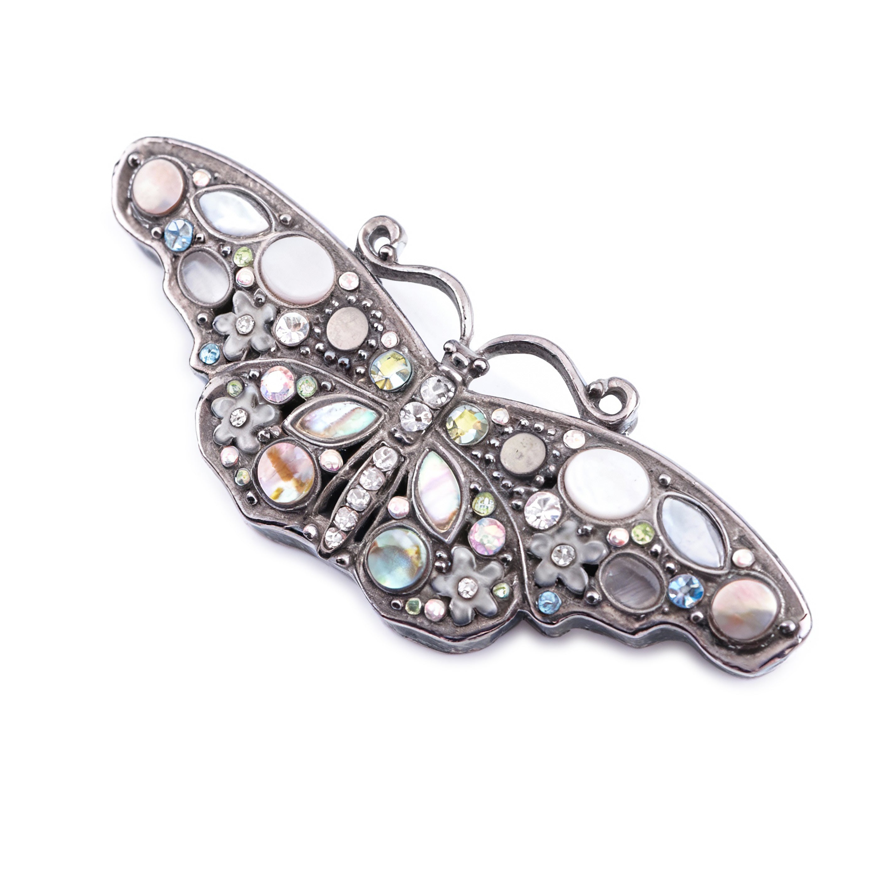 Welforth. Butterfly Souvenir Box with Stones.