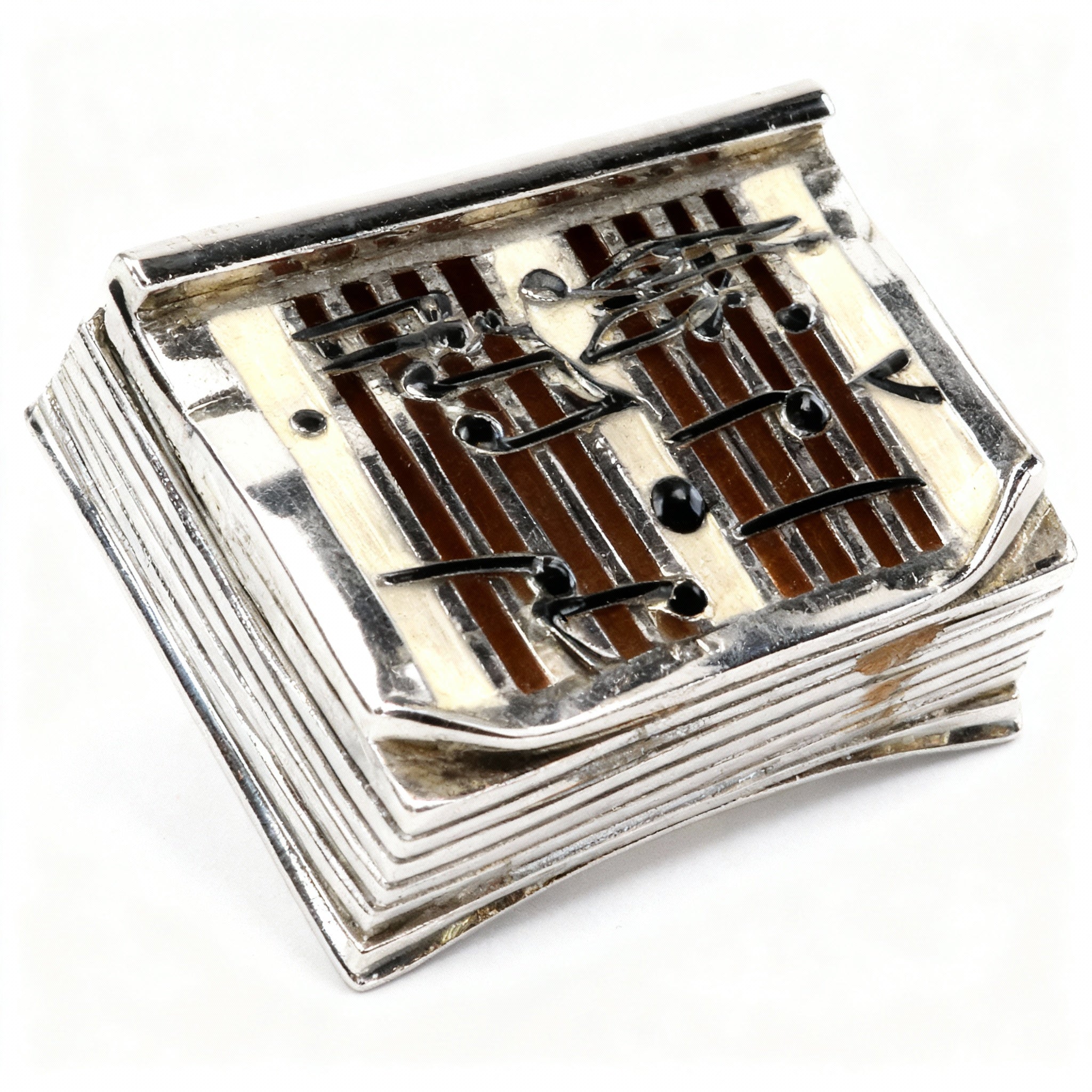 Welforth. Box with Musical Note Design. Small Size