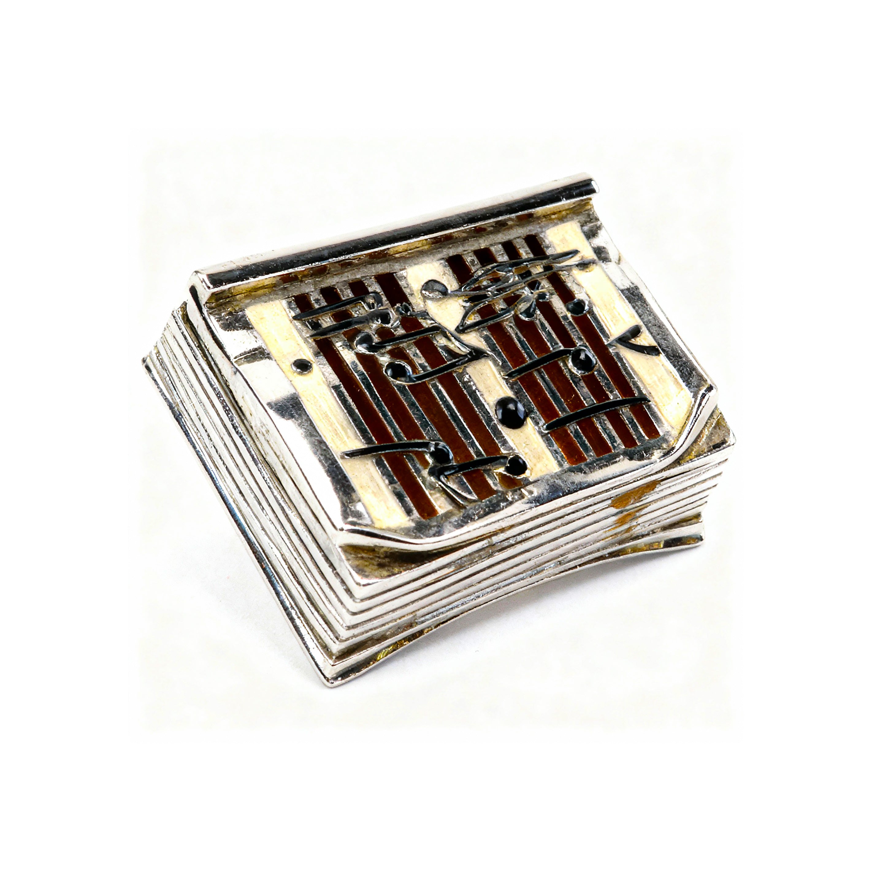 Welforth. Box with Musical Note Design. Small Size