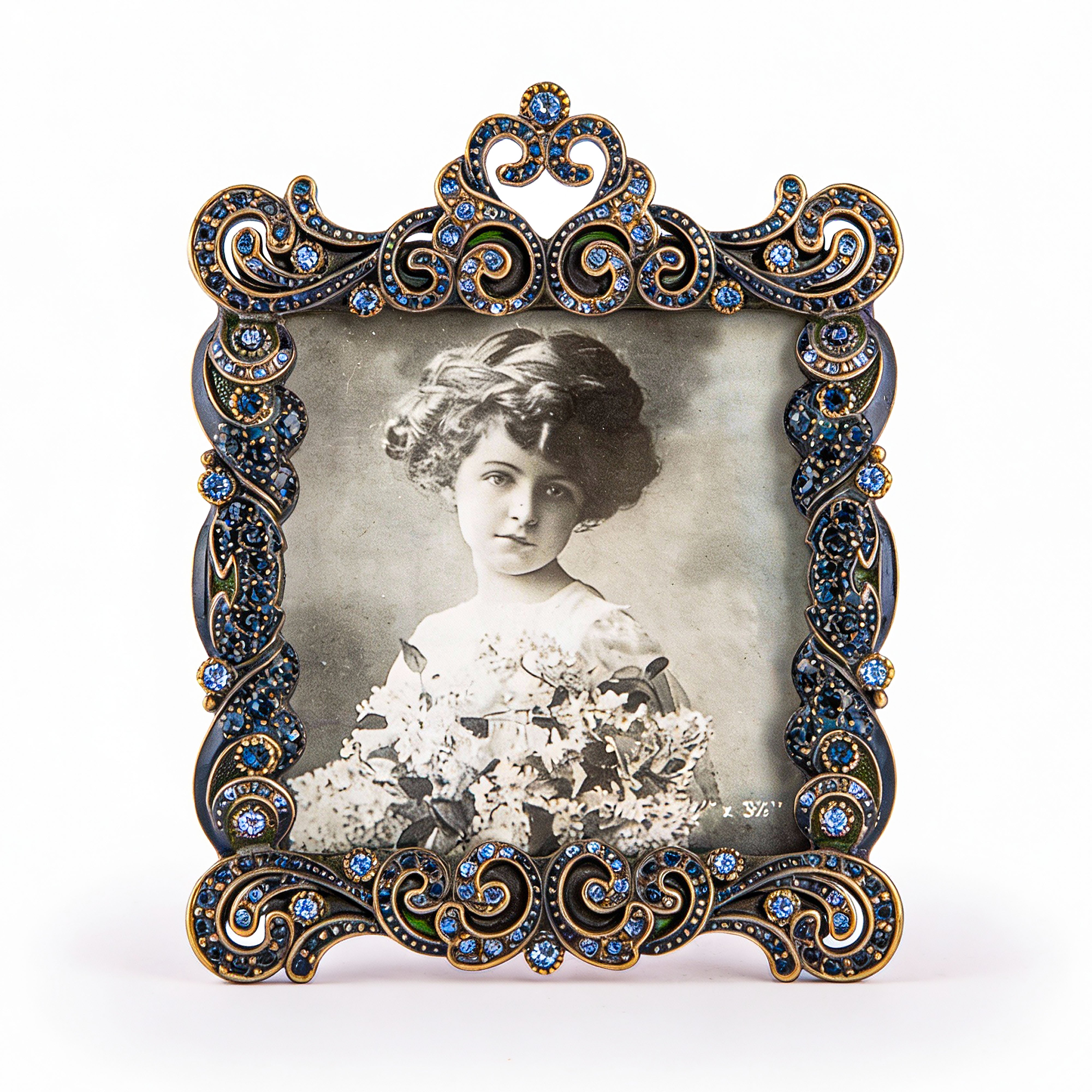 Tizo Design. Jeweletone Frame Victorian Design. Small Size