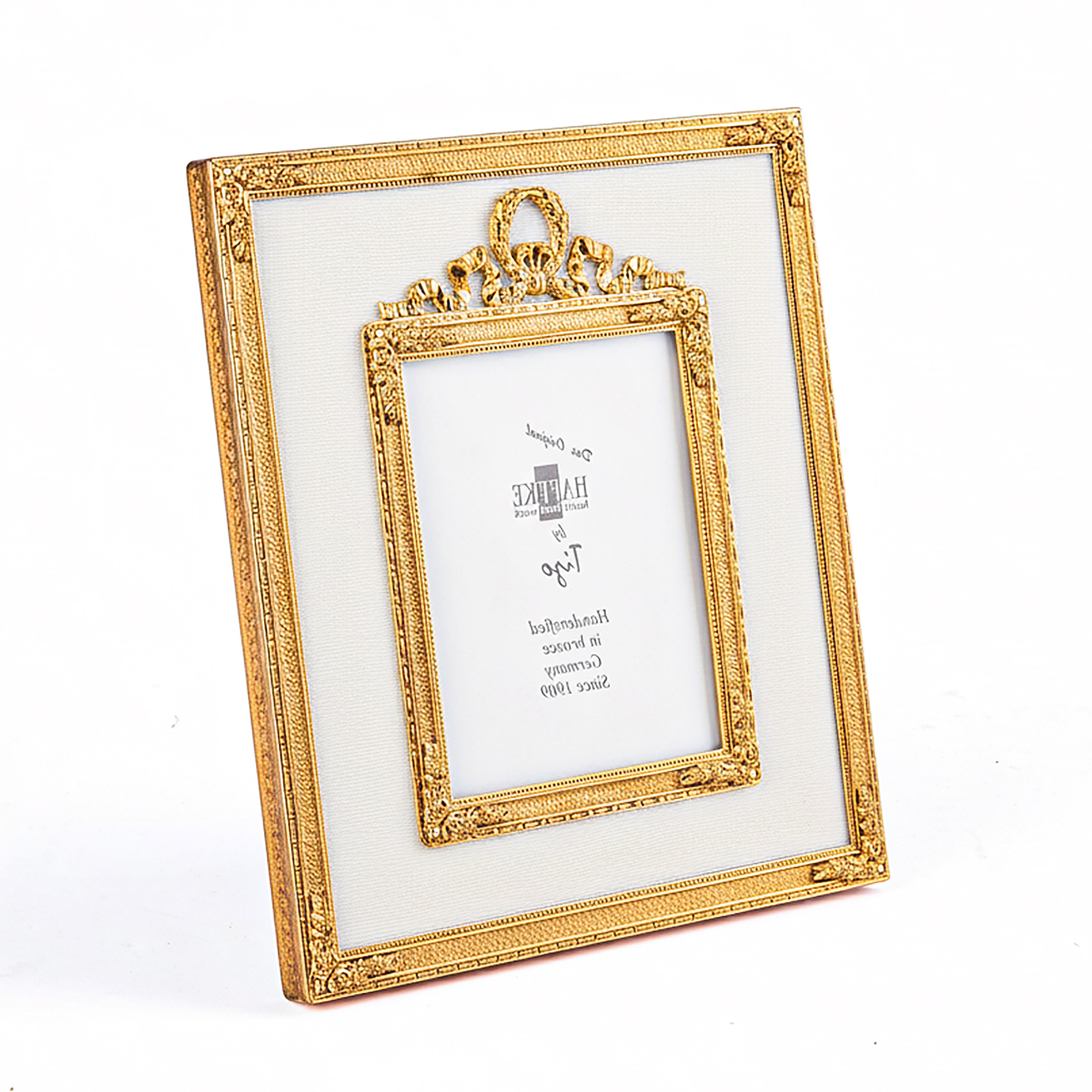 Tizo Design. Gold & Silk Photo Frame