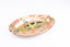 Scott Potter. Gilded Decorative Plate Designed with Fish. Large Size