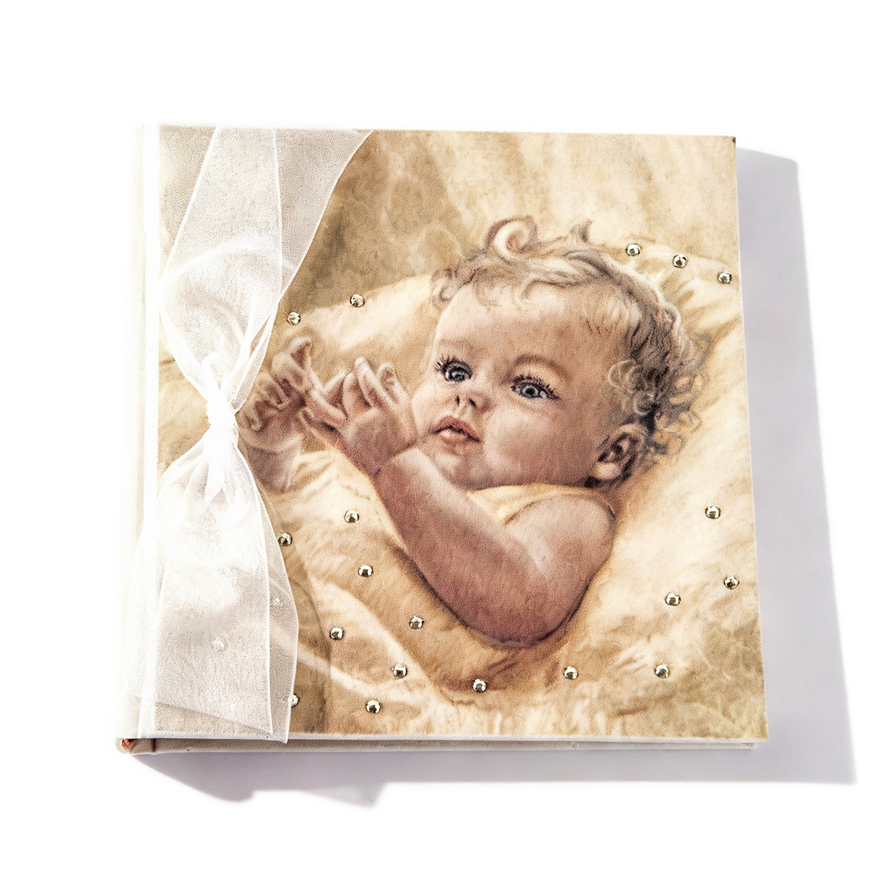Terra Tradition. Baby Girl Photo Album with Swarovski Crystals