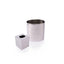 Paradigm Trends. Set of Silver Tissue Box & Wastebasket.