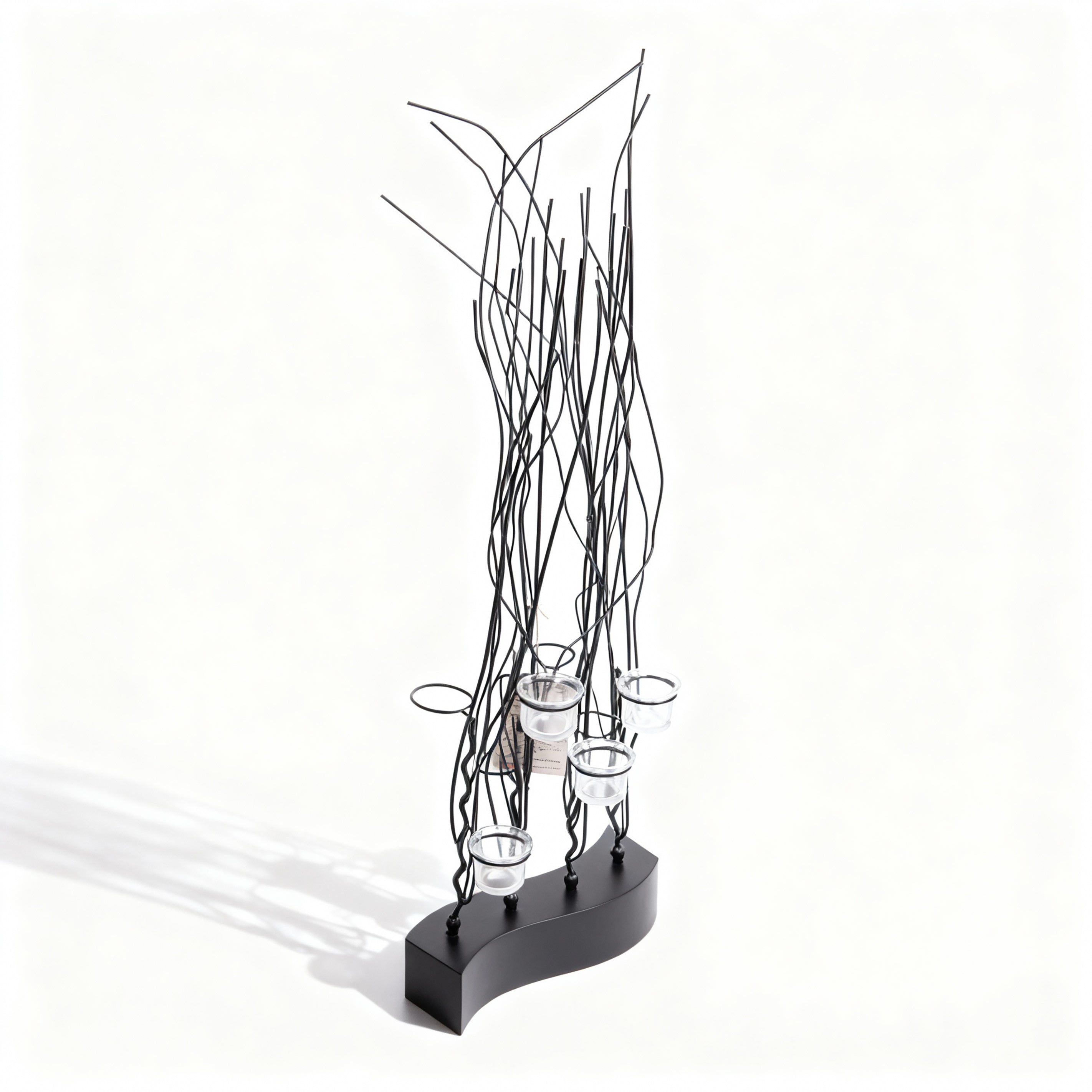 The Merchant Source. Metal Forest Votive Holder. Large Size