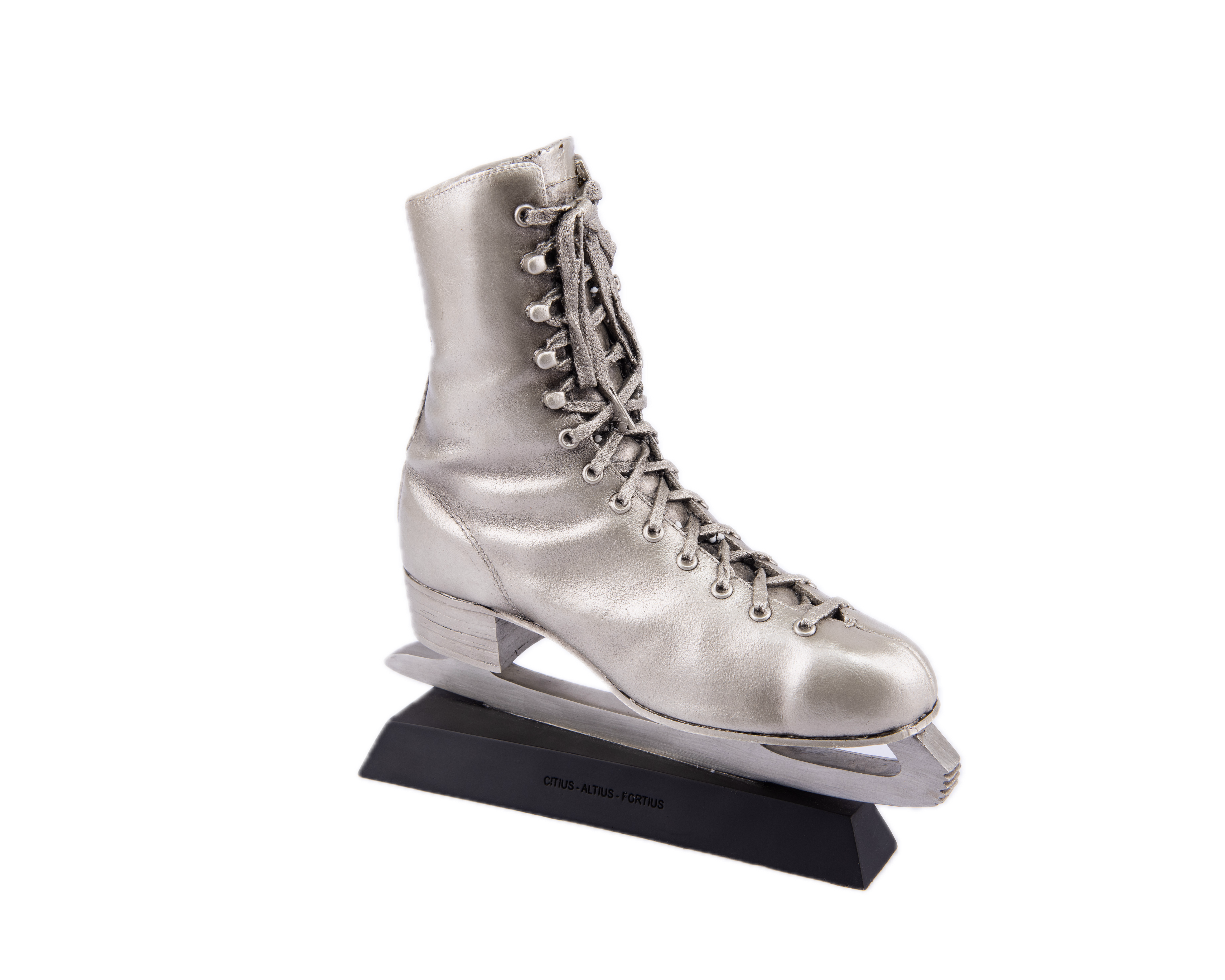 The Merchant Source. Ice Skate Sculpture