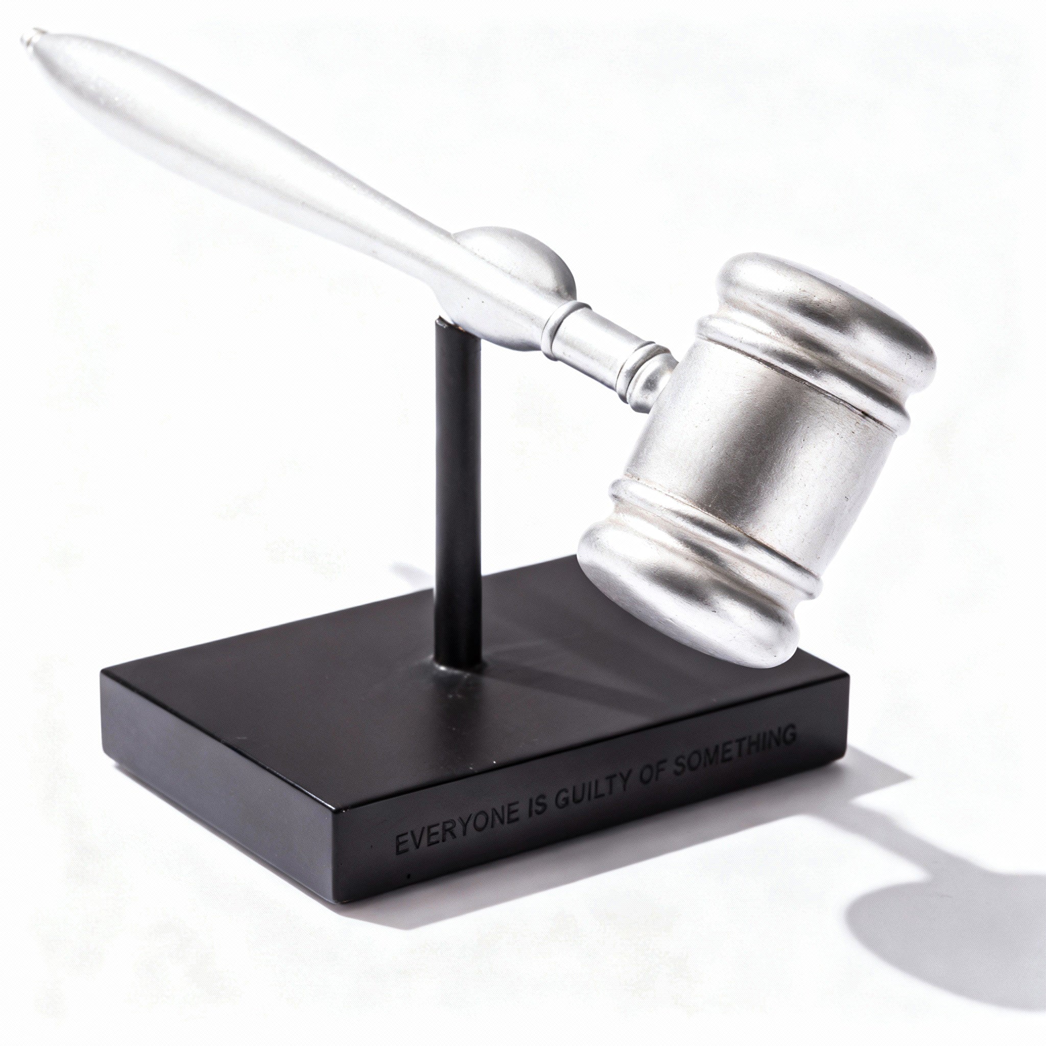 The Merchant Source. Silver Judge Hammer Sculpture