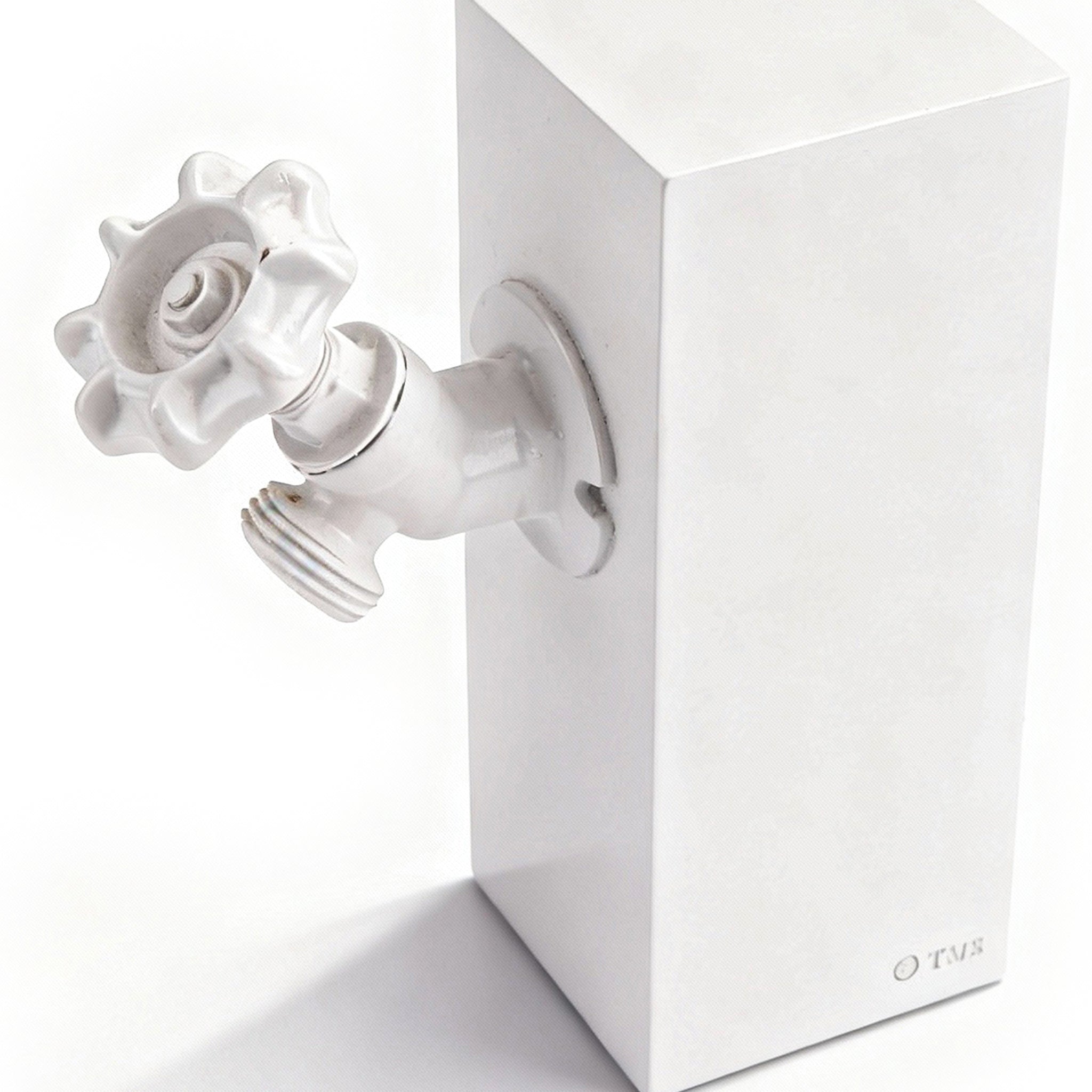 The Merchant Source. White Faucet-Shaped Décor Sculpture