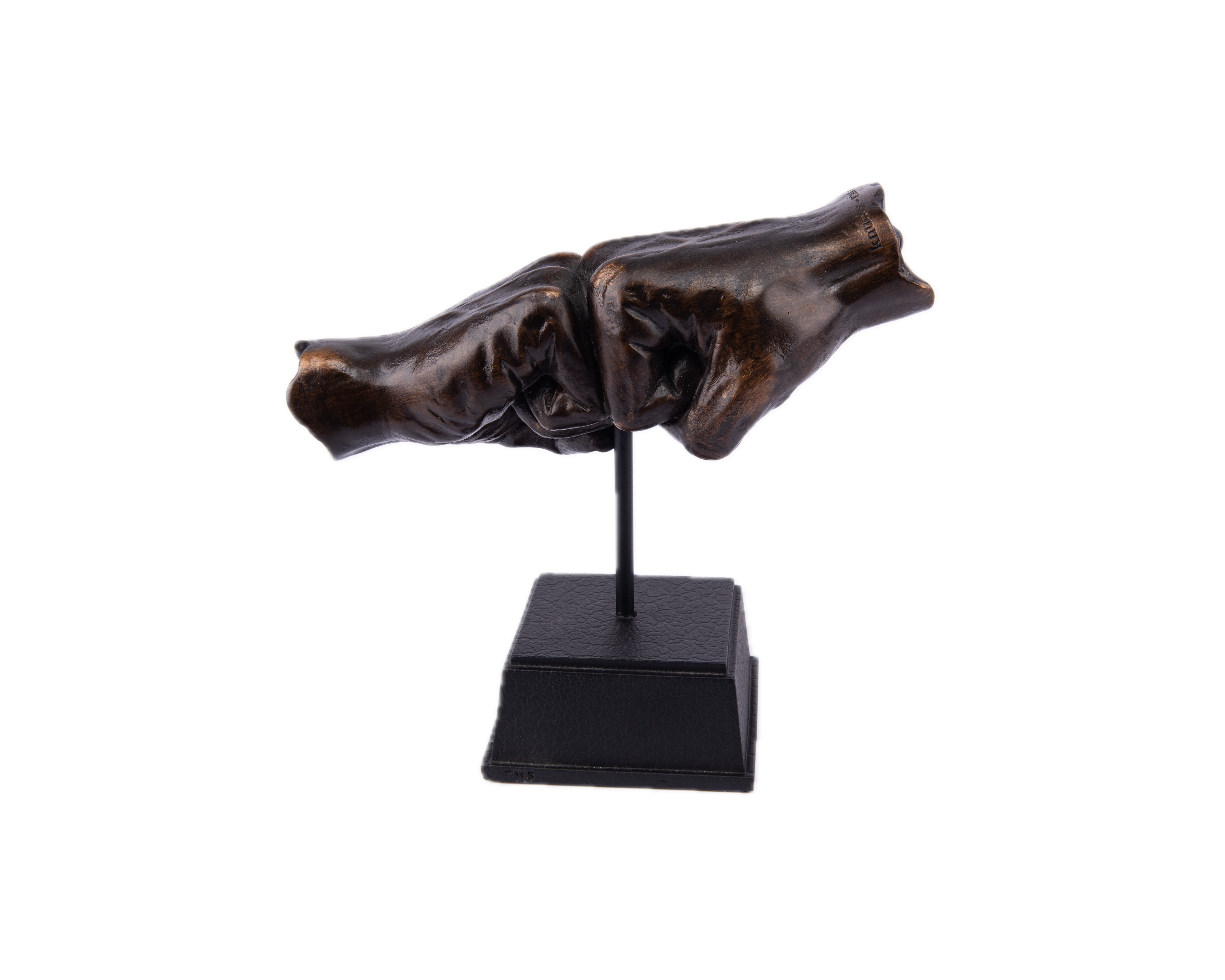 The Merchant Source. Fist Bump Sculpture