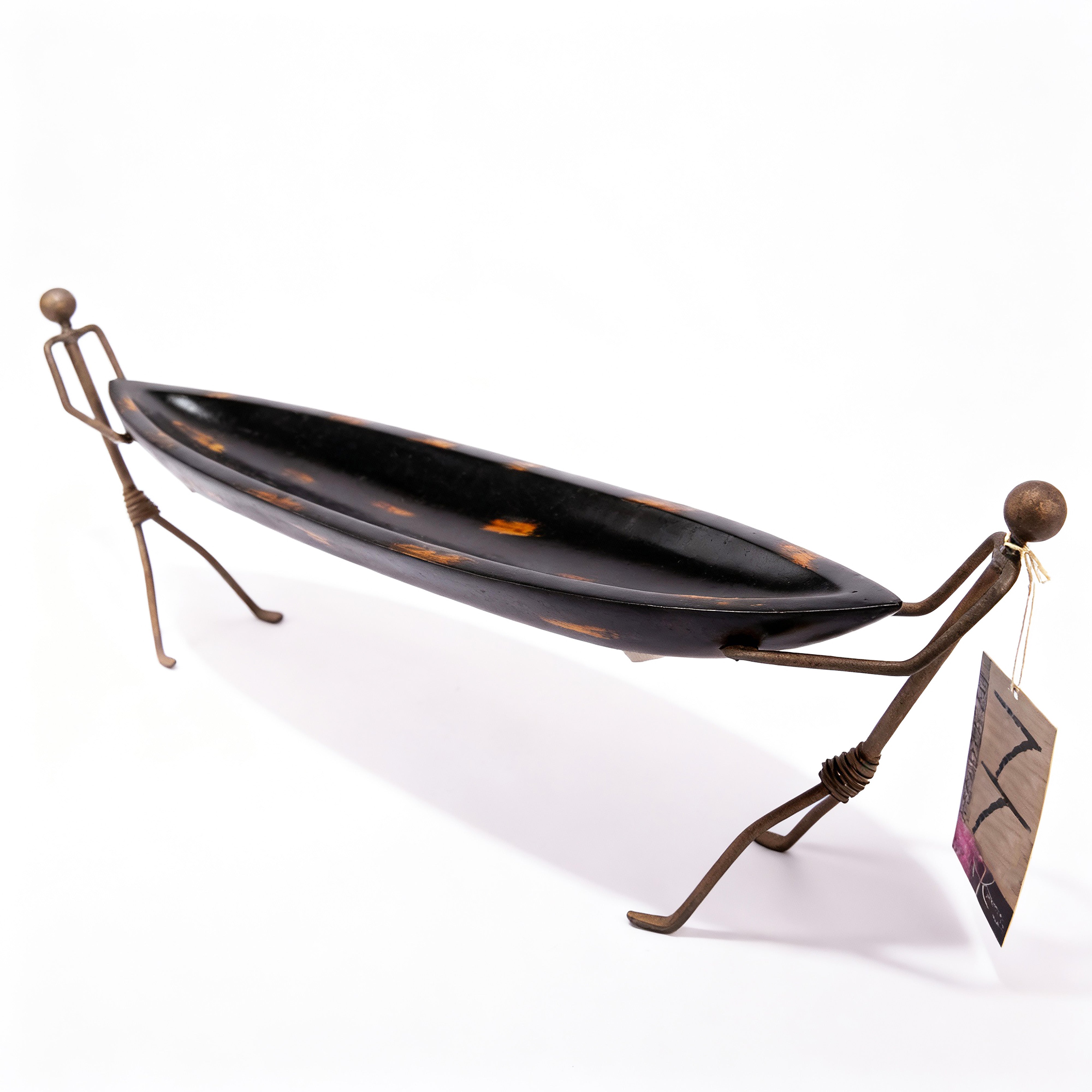The Merchant Source. Decorative Piece with Fishermen-shaped Side Handles