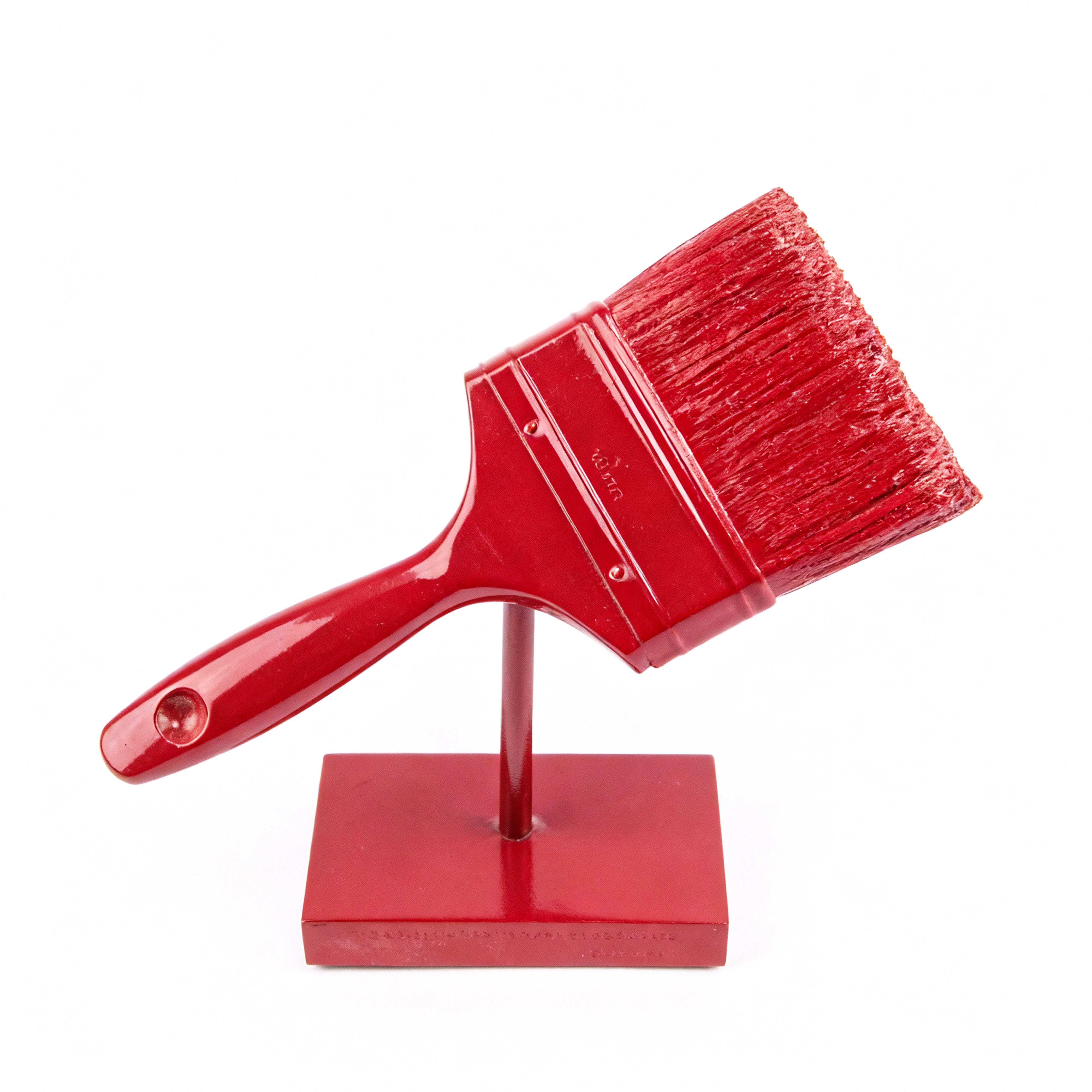 The Merchant Source. Red Paintbrush Sculpture