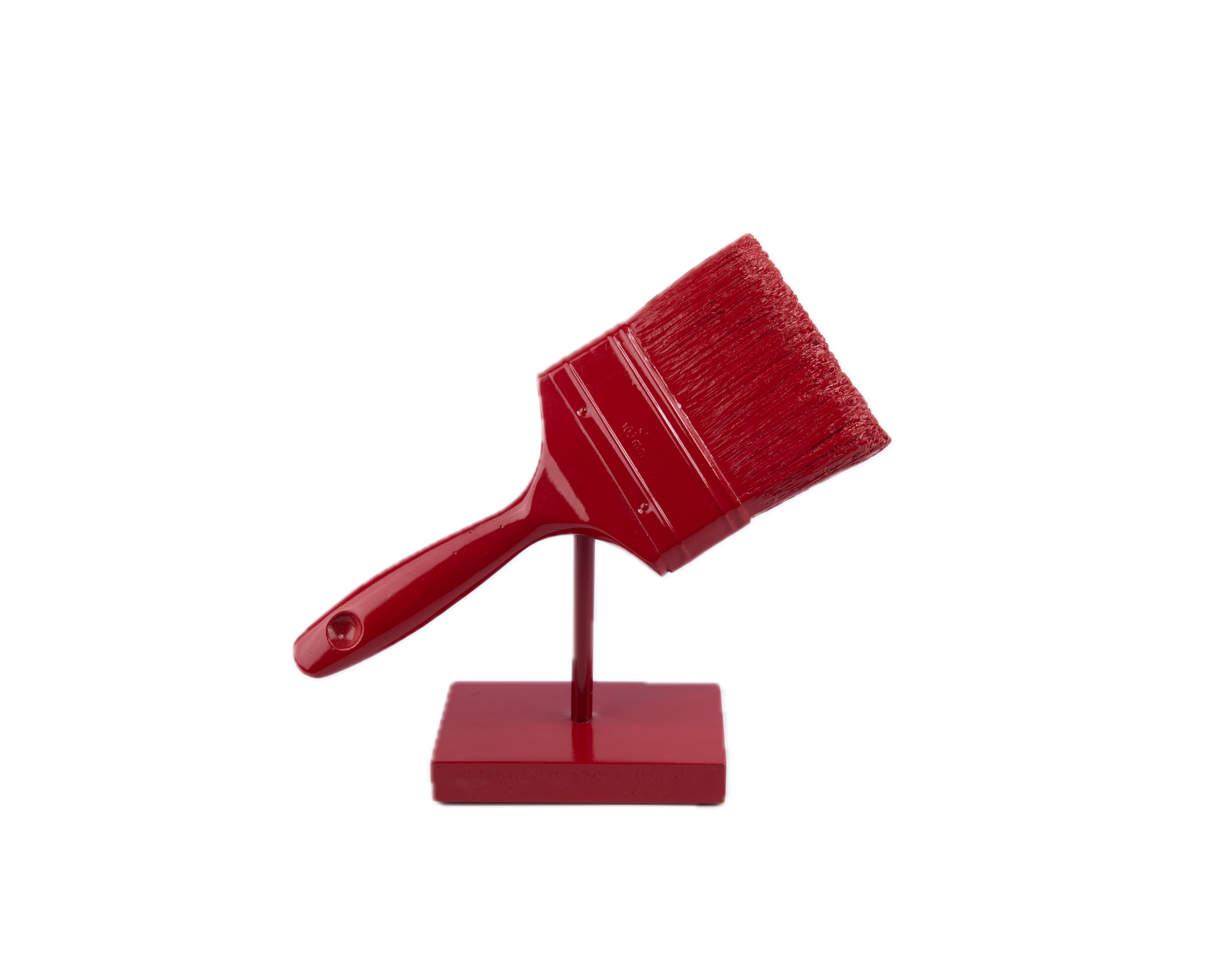 The Merchant Source. Red Paintbrush Sculpture