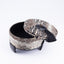 Hebi Arts. Round Standing Box Designed with Python Pattern. Large Size