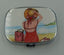 Personalized Expressions. Pills' Case in a Lady on the Beach Design