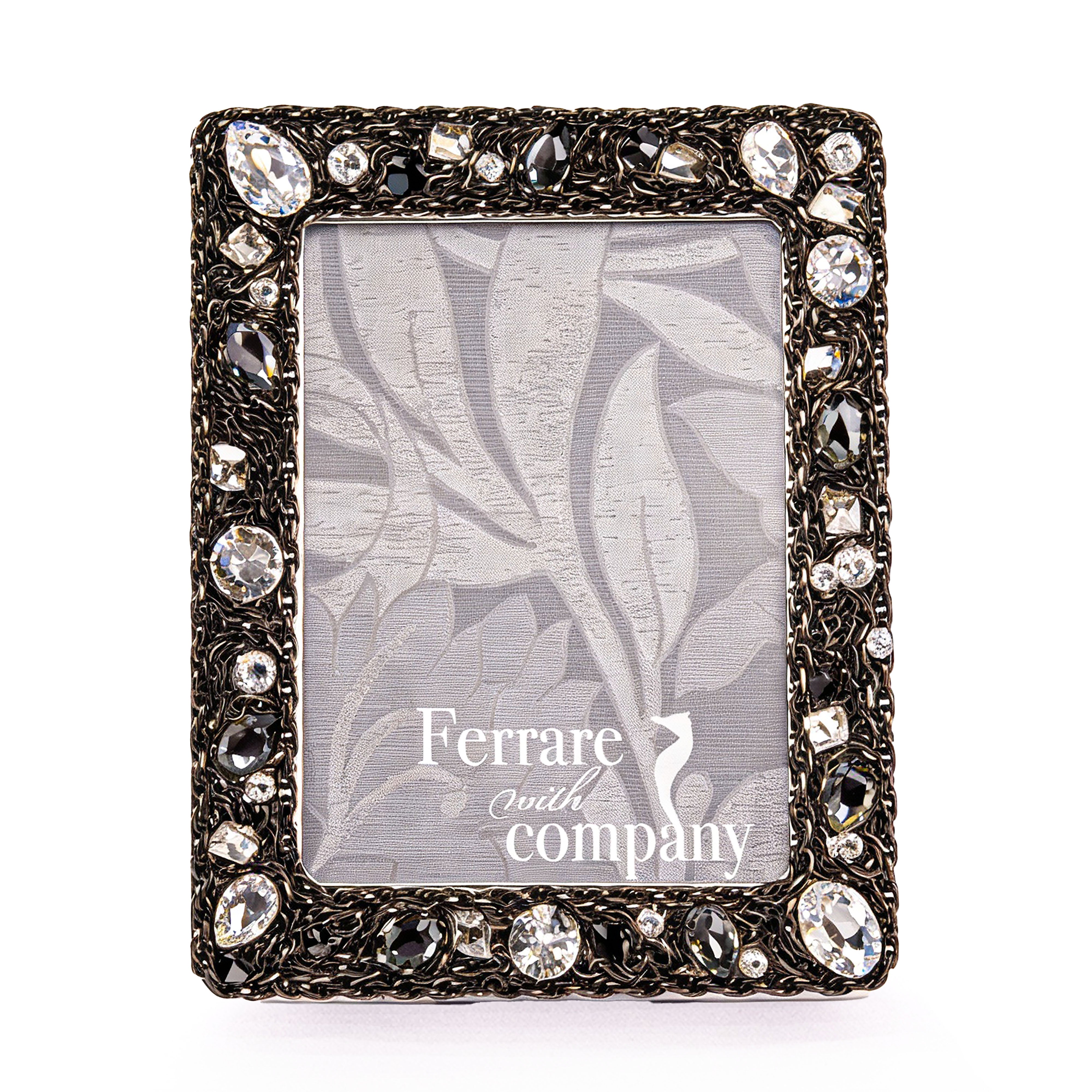 Ferrare With Company. Picture Frame Designed with Silver Studded Chain. Large Size