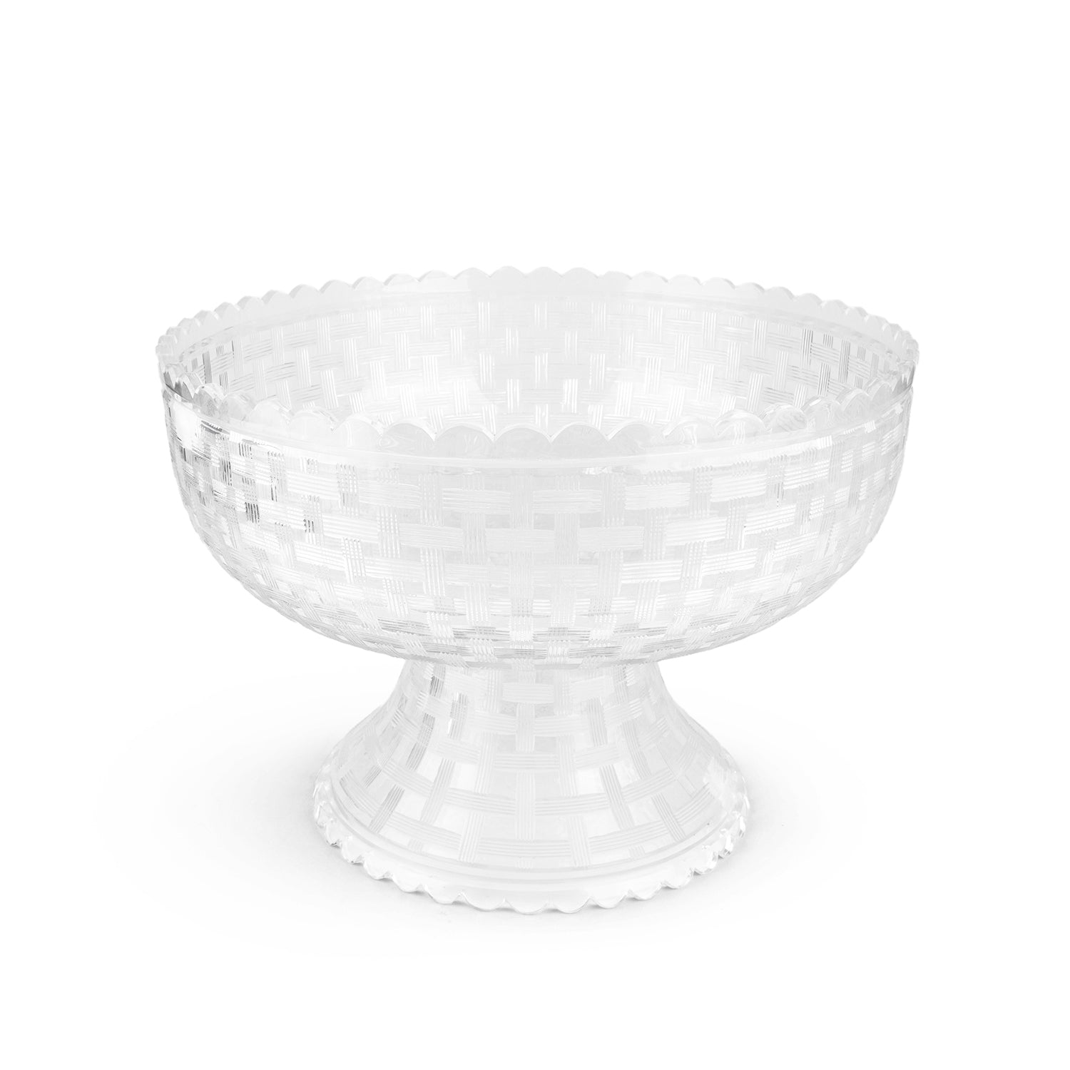 William Yeoward. Crystal Punch Bowl and Pedestal Chloe, Limited Piece from Poland