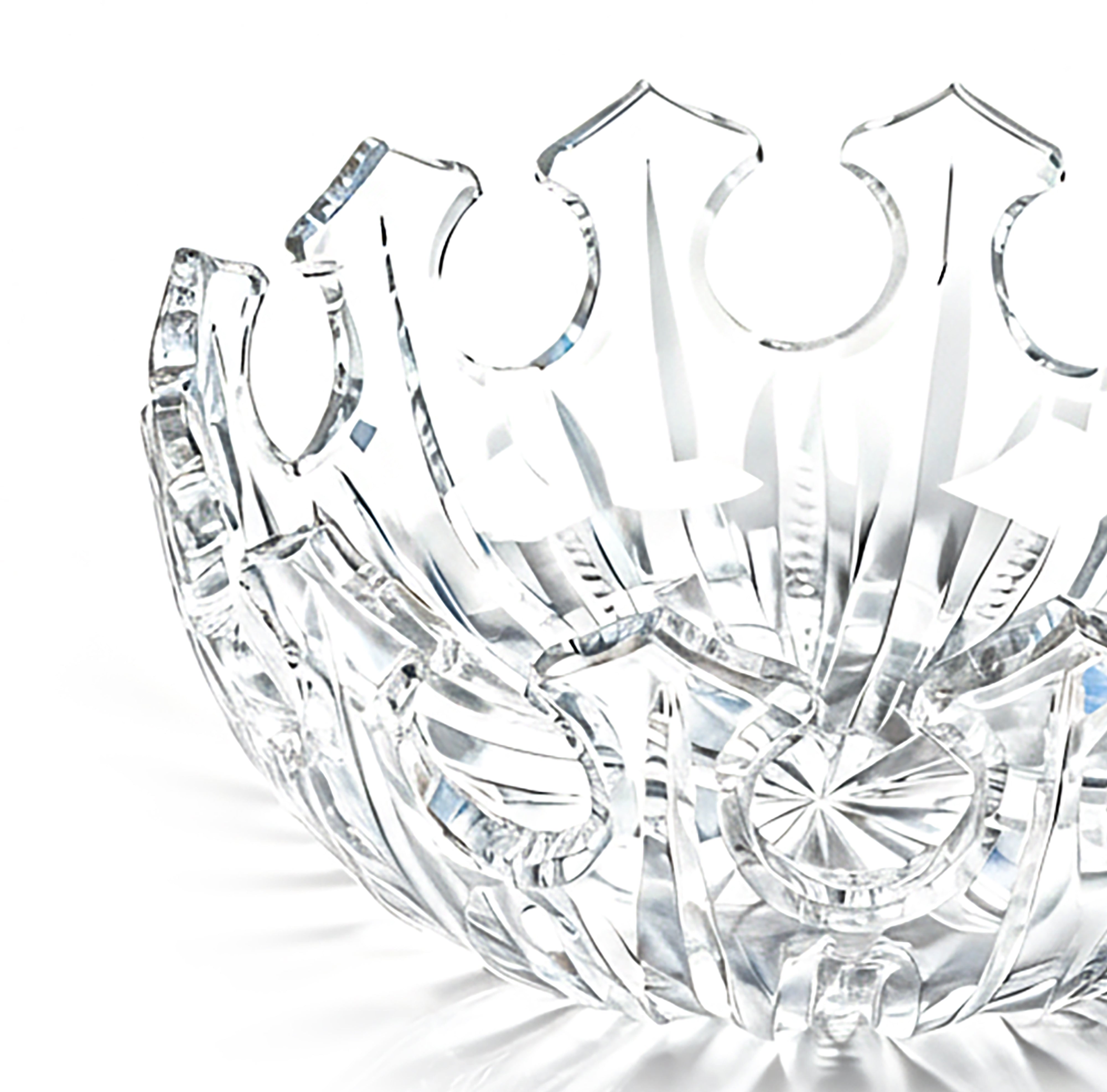 William Yeoward. King's Crown Crystal Bowl