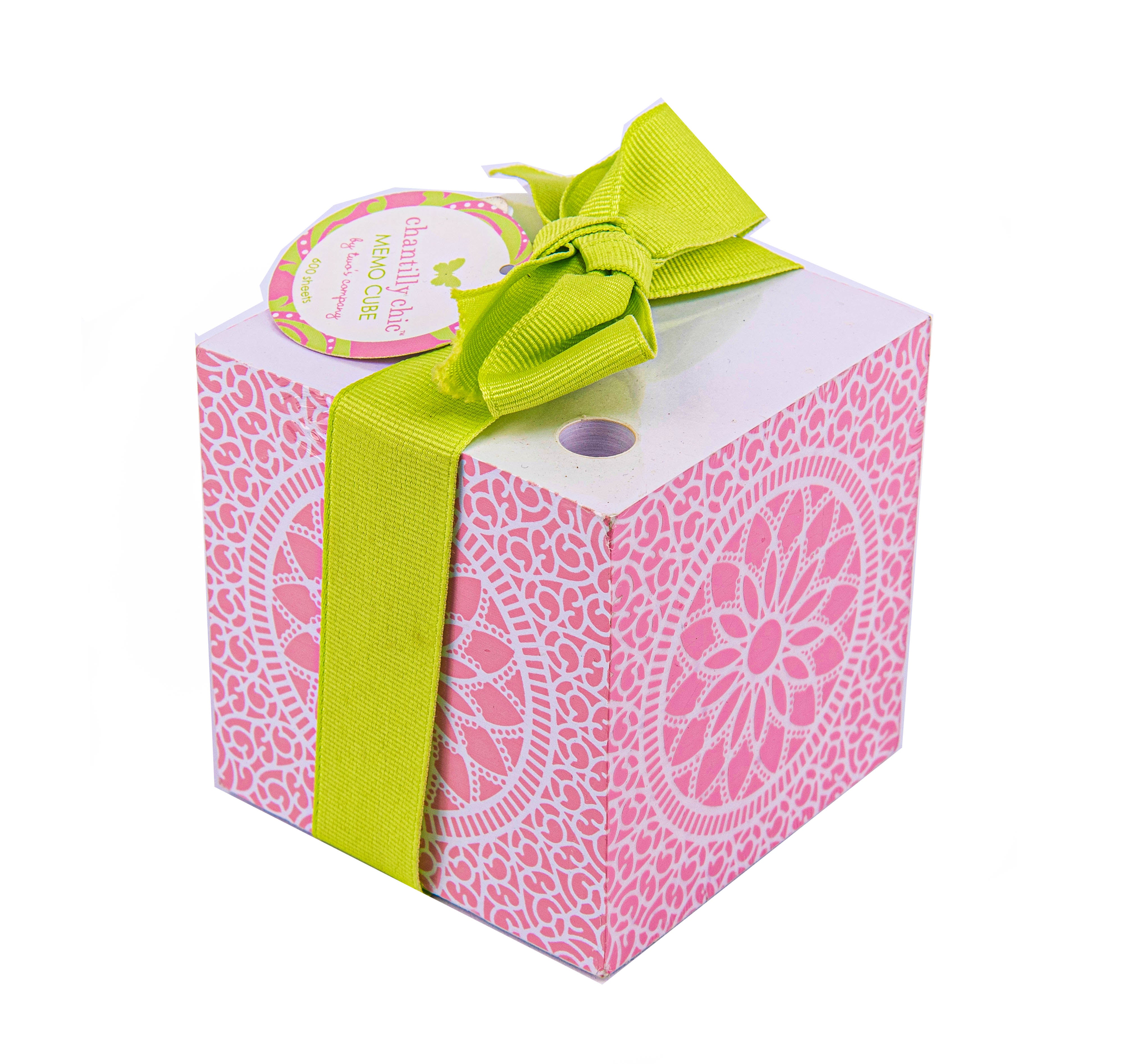 Life Guard Press. Pink Paper Note Cube. Small Size