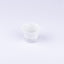 Manufacture De Monaco. A set of 6 White Coffee Cup Studded with Swarovski. Small Size
