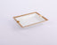 Manufacture De Monaco. Gold Porcelain Ashtray Studded with Swarovski. Medium Size