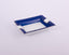Manufacture De Monaco. Blue Porcelain Ashtray Studded with Blue Swarovski. Medium Size
