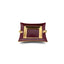 Martinetti. Hand Painted Burgundy Ceramic Ashtray With Gilded Edges. Medium Size