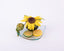 Immortalis Botanicals. Glass Figurine with Sunflower.  Small Size